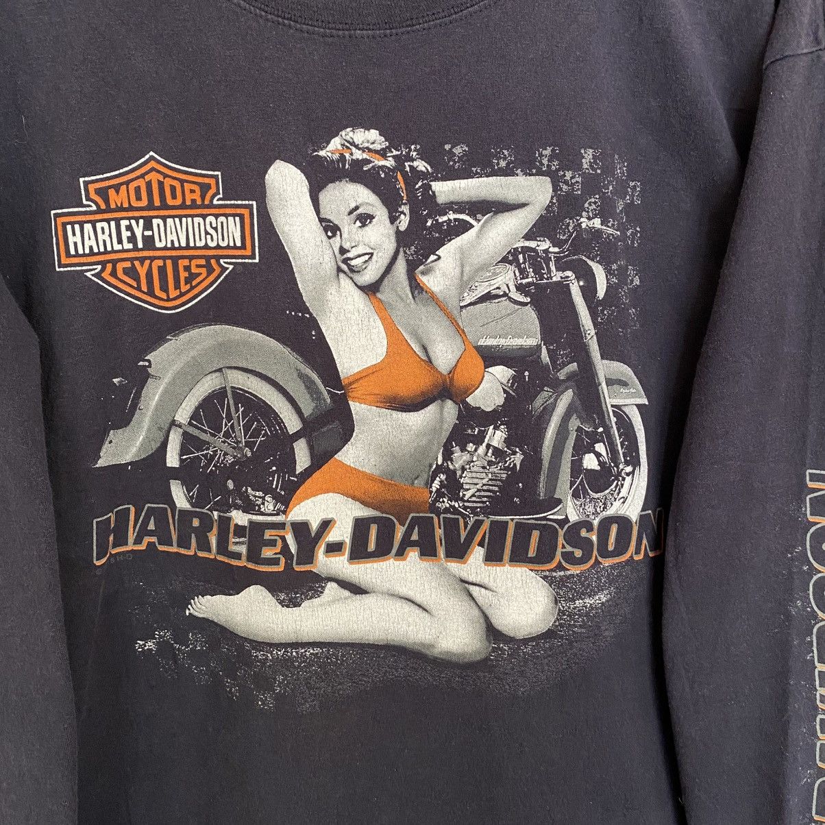 Harley Davidson Vintage Harley Davidson longsleeve shirt Size US M / EU 48-50 / 2 - 6 Thumbnail