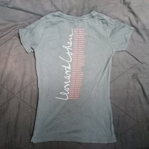 Band Tees Leonard Cohen 2009 Tour T-Shirt Size US M / EU 48-50 / 2 - 5 Thumbnail