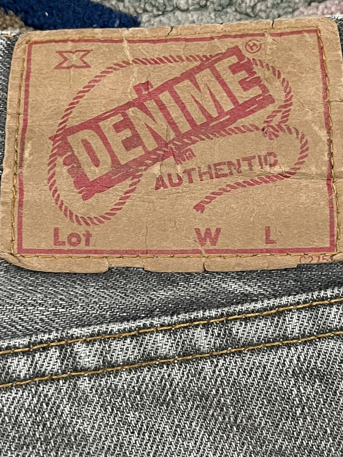 Denime Vintage Denime Black Distressed Denim Size US 30 / EU 46 - 11 Thumbnail