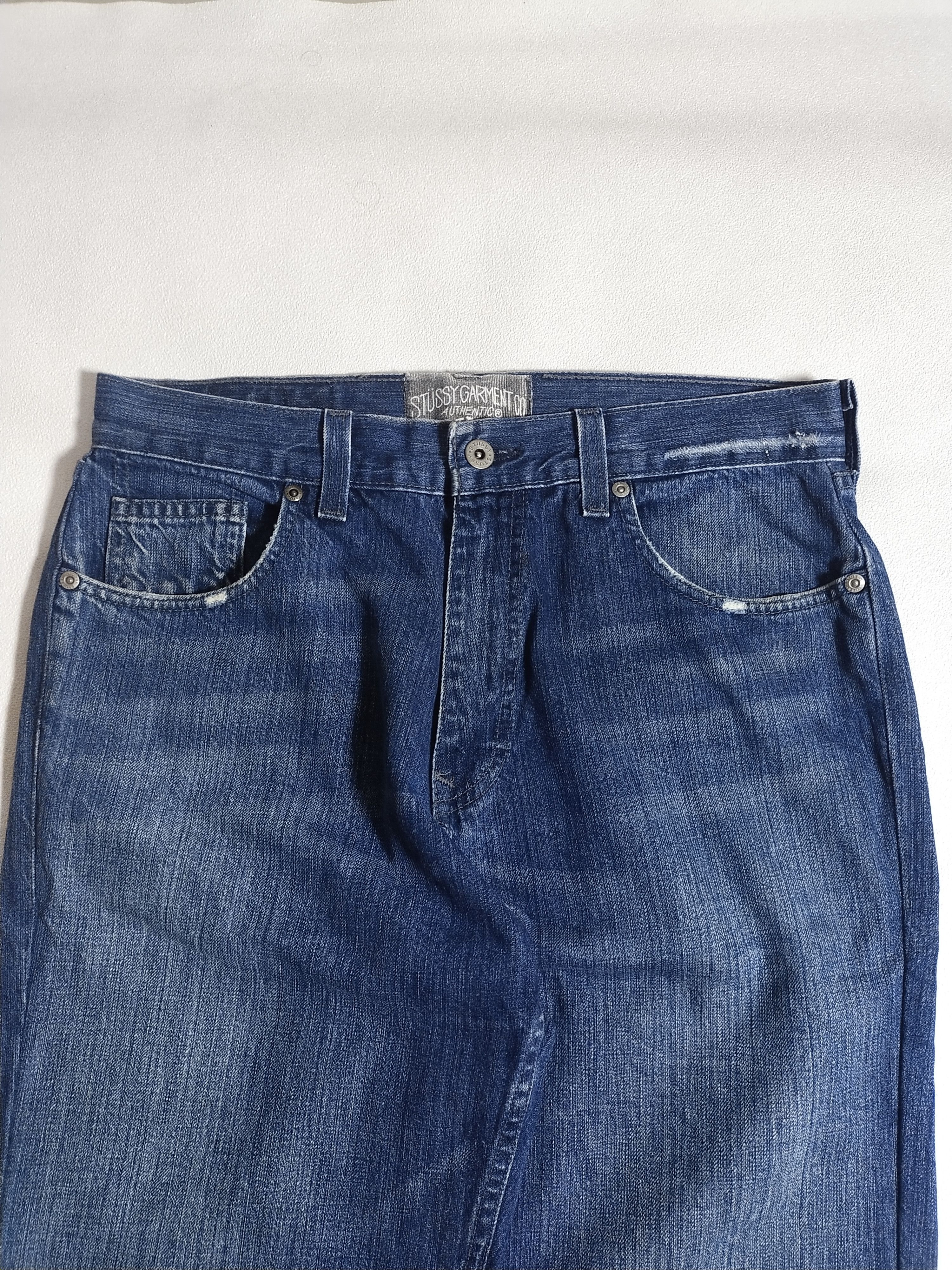 Stussy Vintage Denim Stussy Garment WorkGear Size US 34 / EU 50 - 2 Thumbnail
