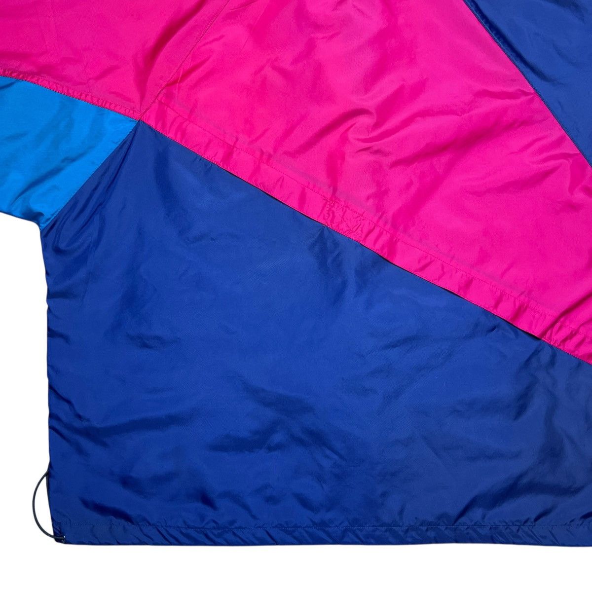 Nike Vtg 1990s Nike Swoosh Color Block Zip Up Windbreaker Jacket Size US L / EU 52-54 / 3 - 14 Thumbnail