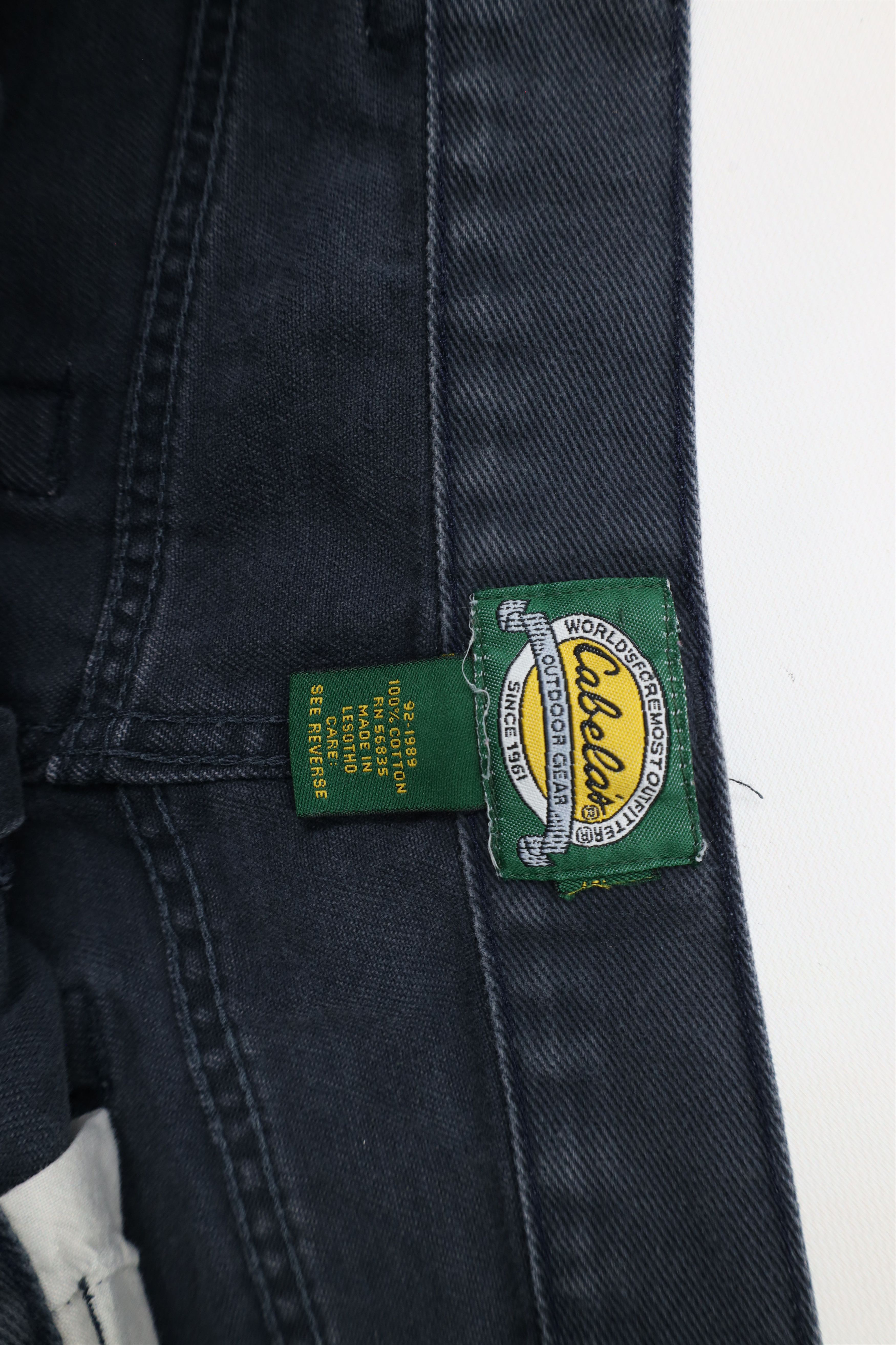 Cabelas × Vintage Vintage 90s Cabelas Relaxed Fit Denim Jeans Gray Cotton Size US 38 / EU 54 - 6 Thumbnail