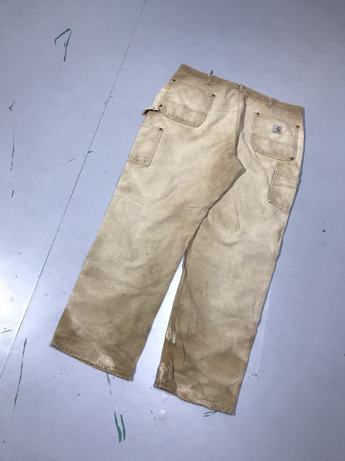 Carhartt Vintage Carhartt B01 BRN double knee workwear Size US 38 / EU 54 - 10 Thumbnail