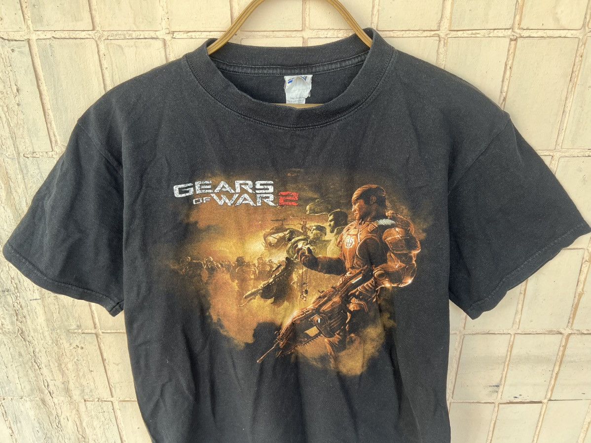 Vintage Vintage y2k 00s gears of war 2 gow shirt Size US S / EU 44-46 / 1 - 3 Thumbnail