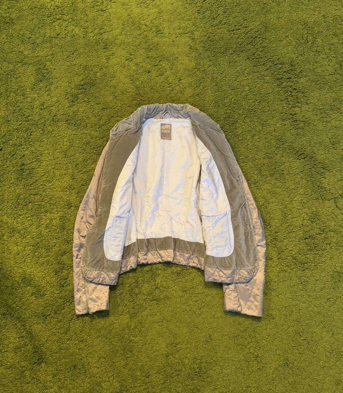 Marithe + Francois Girbaud × Vintage Marithe Francois Girbaud avant garde golden metallic blazer Size M / US 6-8 / IT 42-44 - 3 Thumbnail