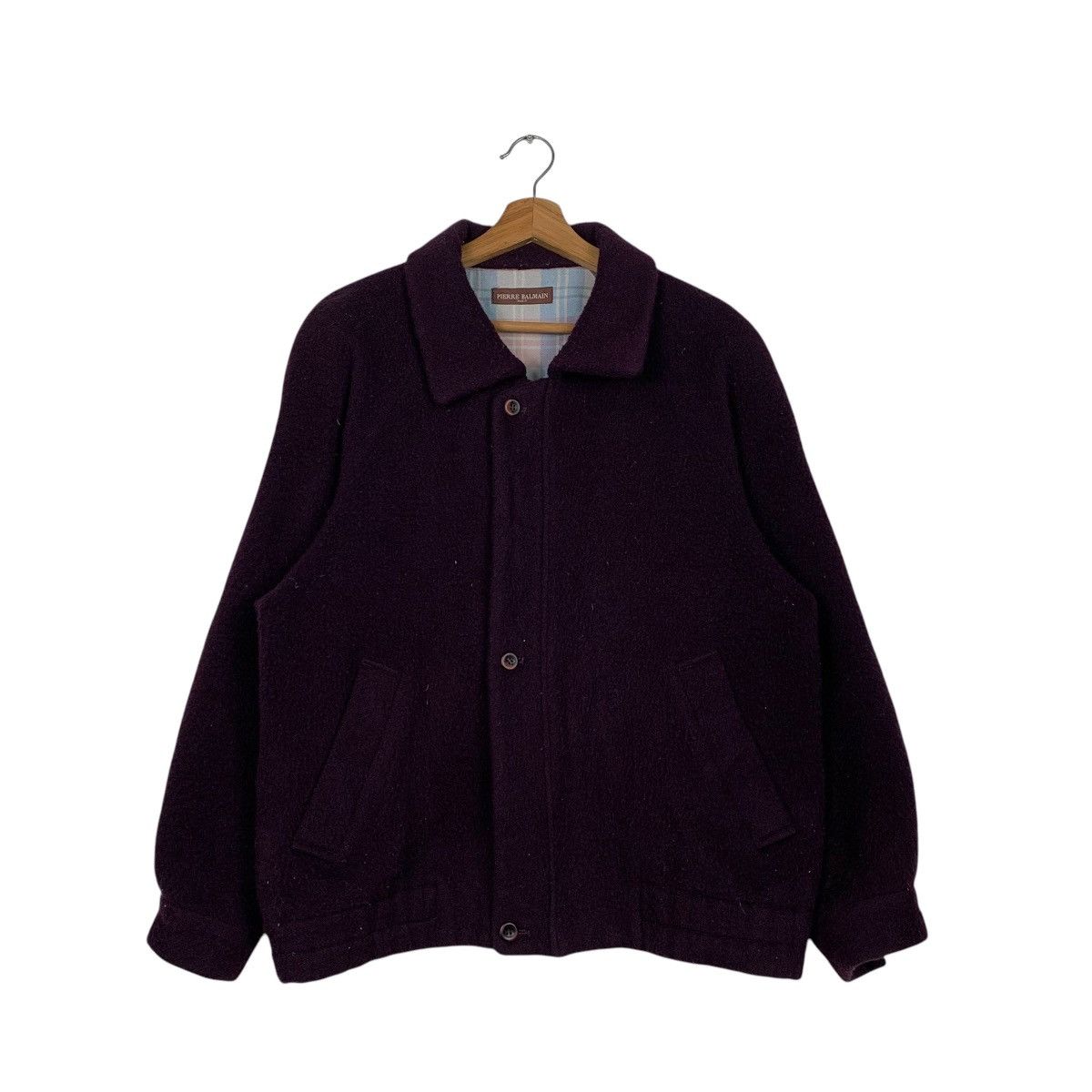 Pierre Balmain Pierre Balmain Paris Wool Bomber Jacket Size US M / EU 48-50 / 2 - 1 Thumbnail