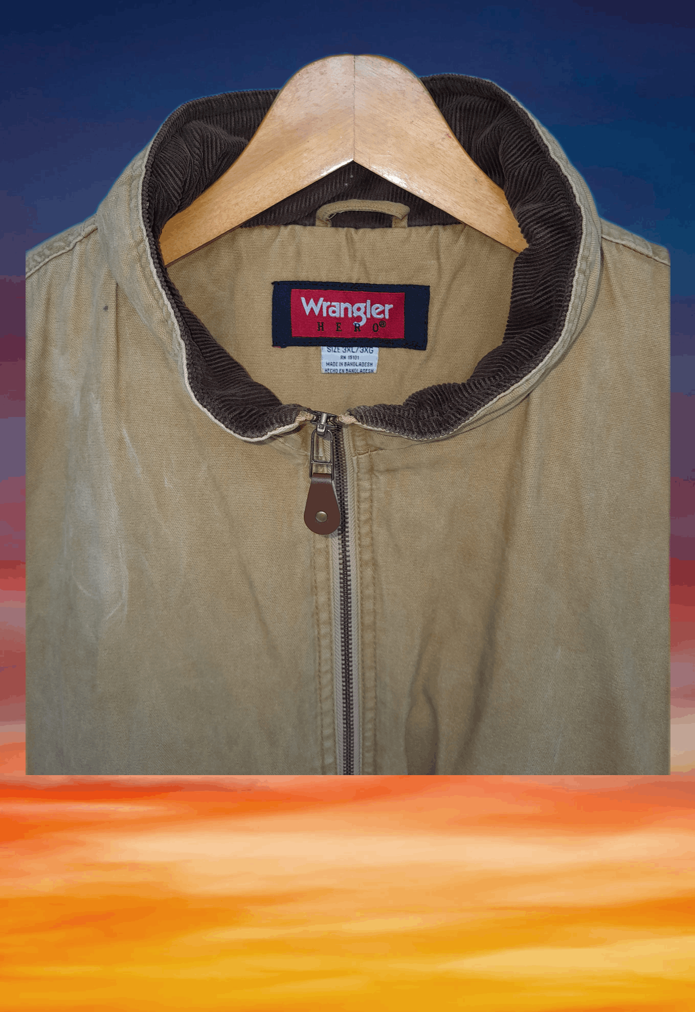 Wrangler Vintage WRANGLER HERO trucker sherpa lined vest 3XL Size US XXL / EU 58 / 5 - 4 Thumbnail