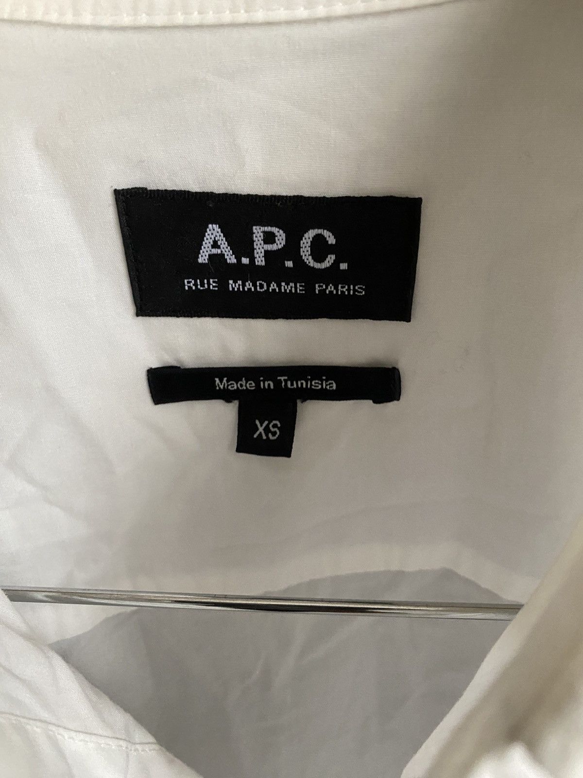 A.P.C. A.P.C Edouard Shirt White Size US XS / EU 42 / 0 - 3 Thumbnail