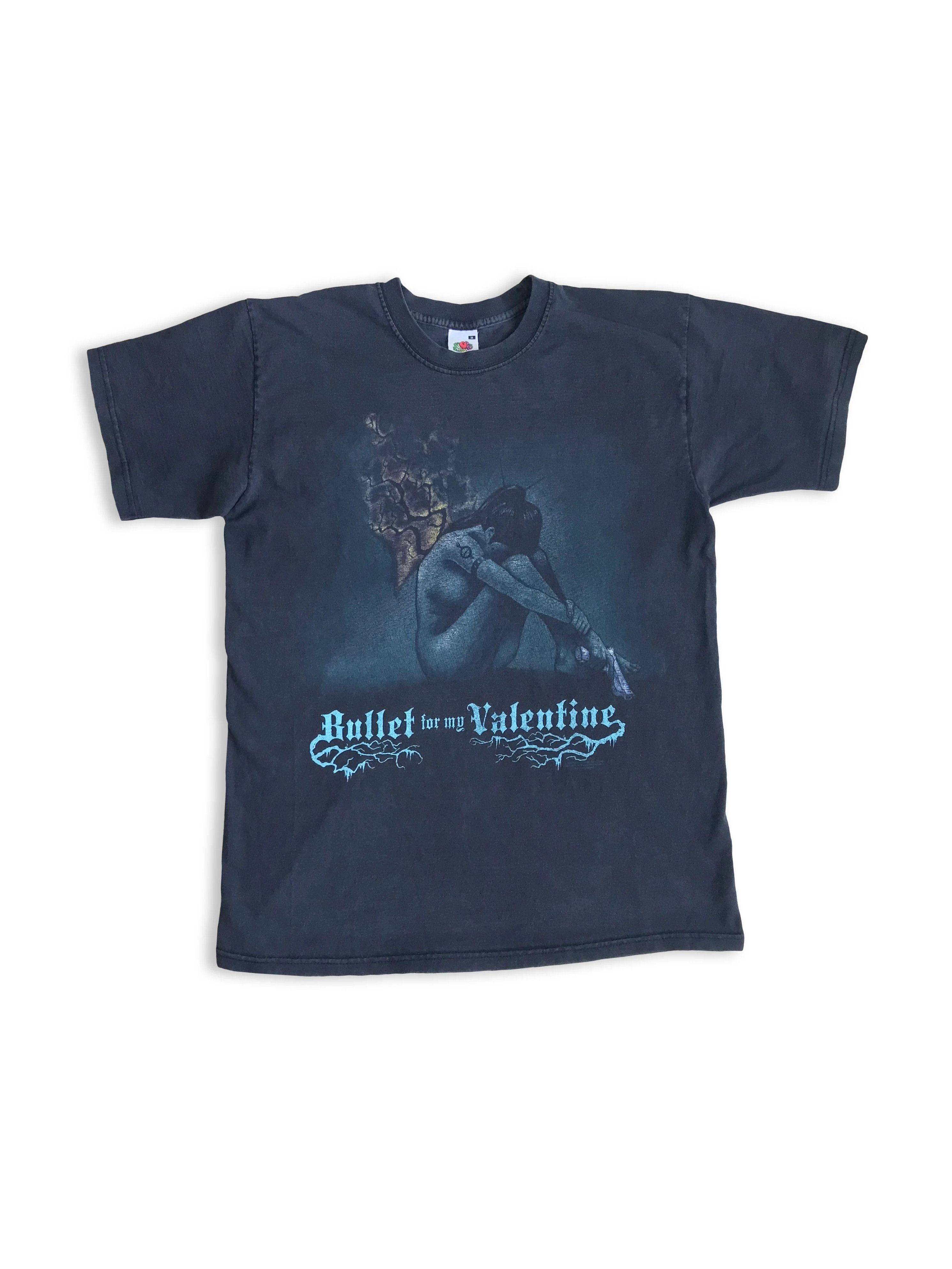 Fruit Of The Loom Vintage Y2K Bullet For My Valentine T shirt Rock Band Tee Size US M / EU 48-50 / 2 - 1 Thumbnail