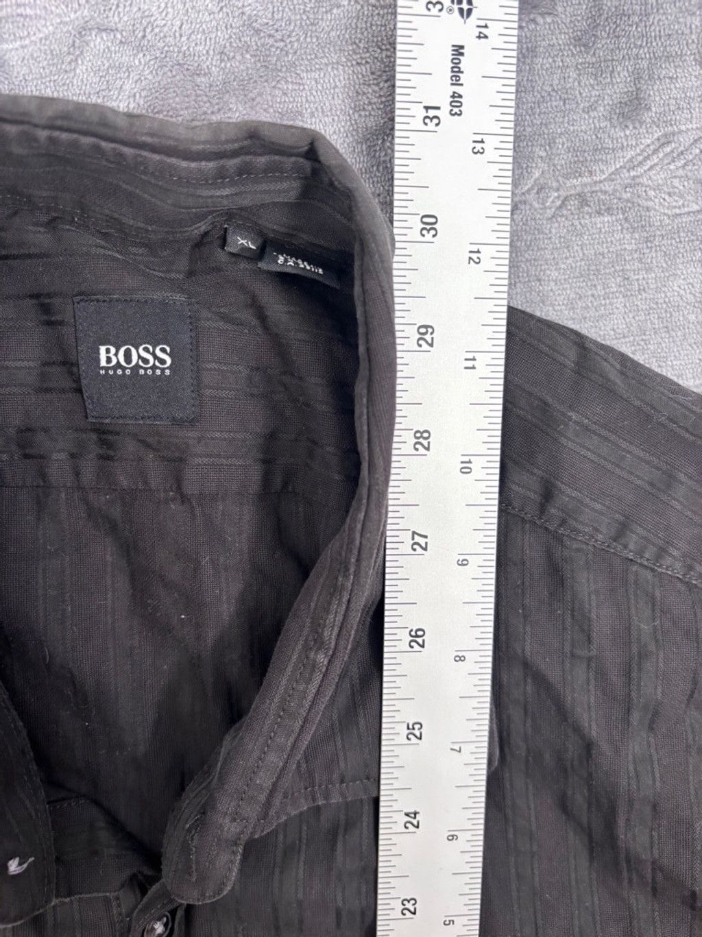 Hugo Boss Men's BOSS Hugo Boss Shirt, XL, Black Size US XL / EU 56 / 4 - 5 Thumbnail