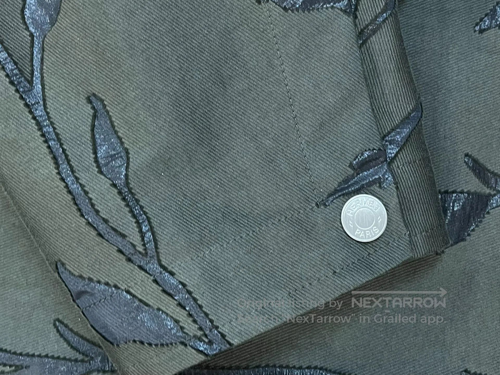 Hermes Hermes Floral Quarter. Size XXL / US 16-18 / IT 52-54 - 4 Thumbnail