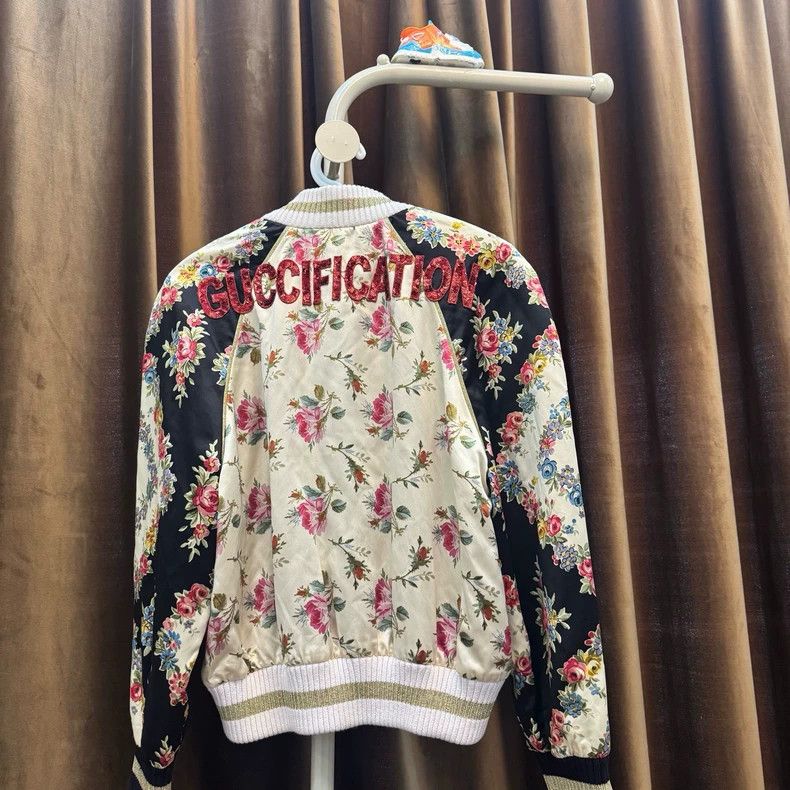 Gucci GucciFloral coat mulberry silk jacket 2503-Nextarrow Size US S / EU 44-46 / 1 - 5 Thumbnail