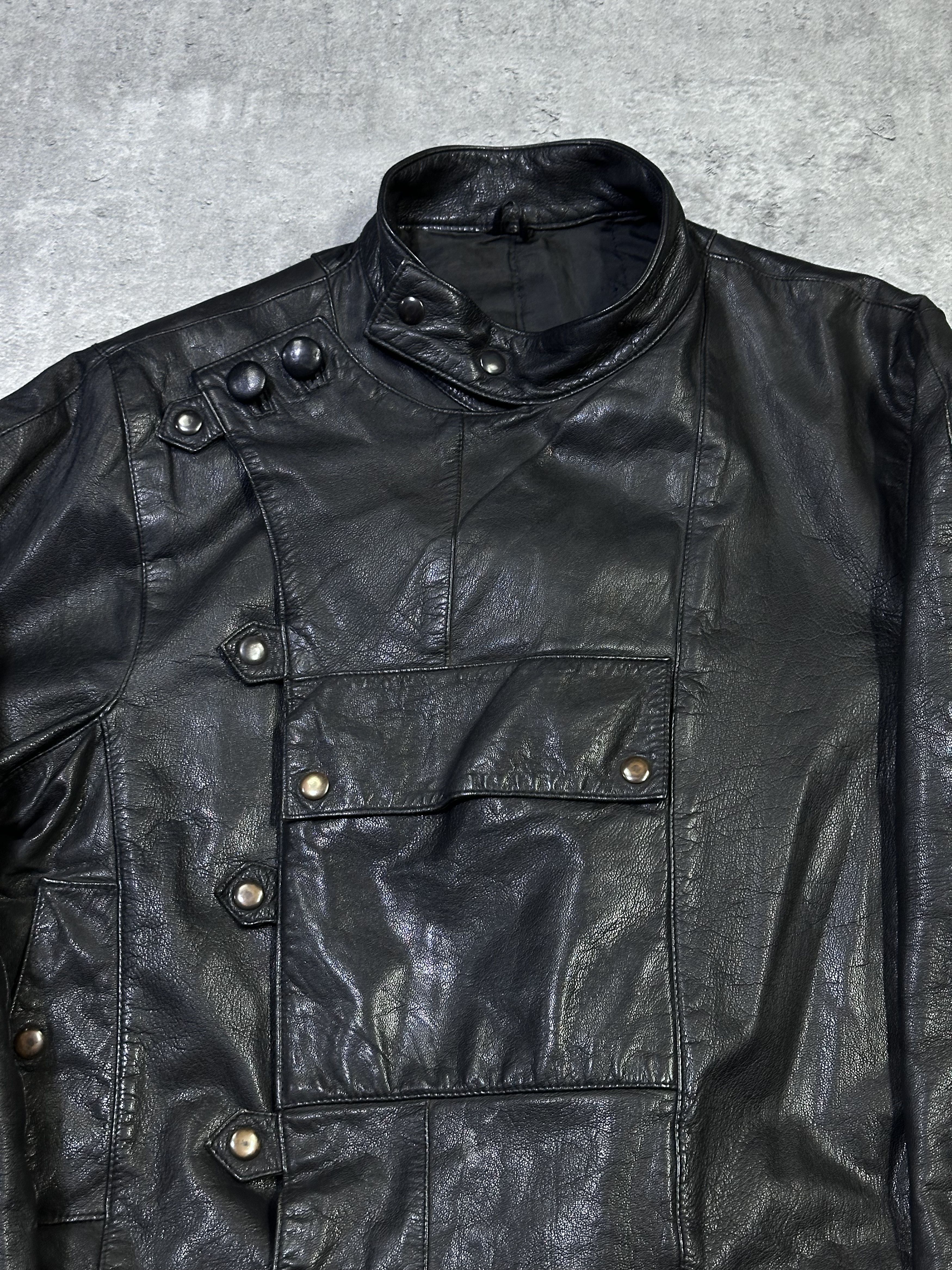 Vintage Vintage 60s/70s swedish leather ramones jacket black Size US L / EU 52-54 / 3 - 5 Thumbnail