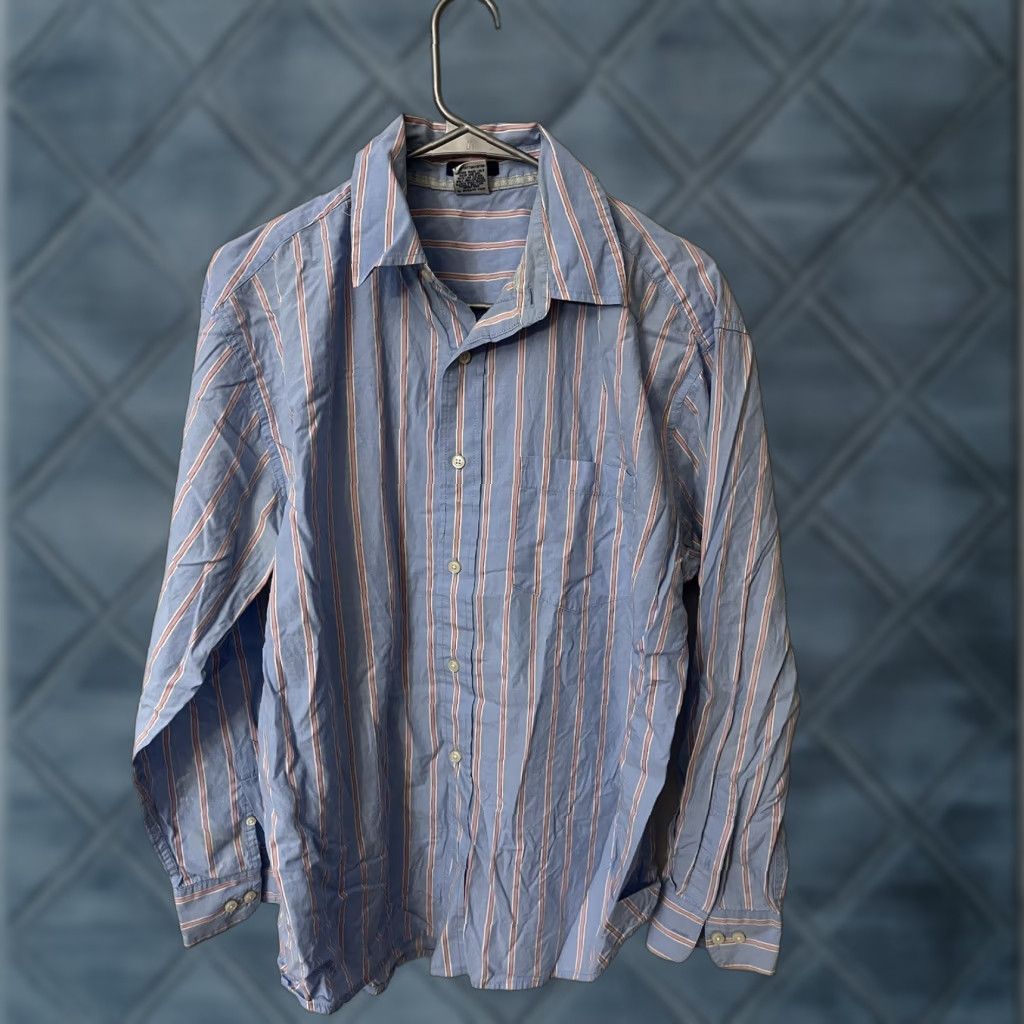 Old Navy Old Navy Shirt Button-Down Striped Blue Long Sleeve Mens Medium Regular Fit Cotton Knit Gold Standards: More Keywords? Size US M / EU 48-50 / 2 - 1 Thumbnail