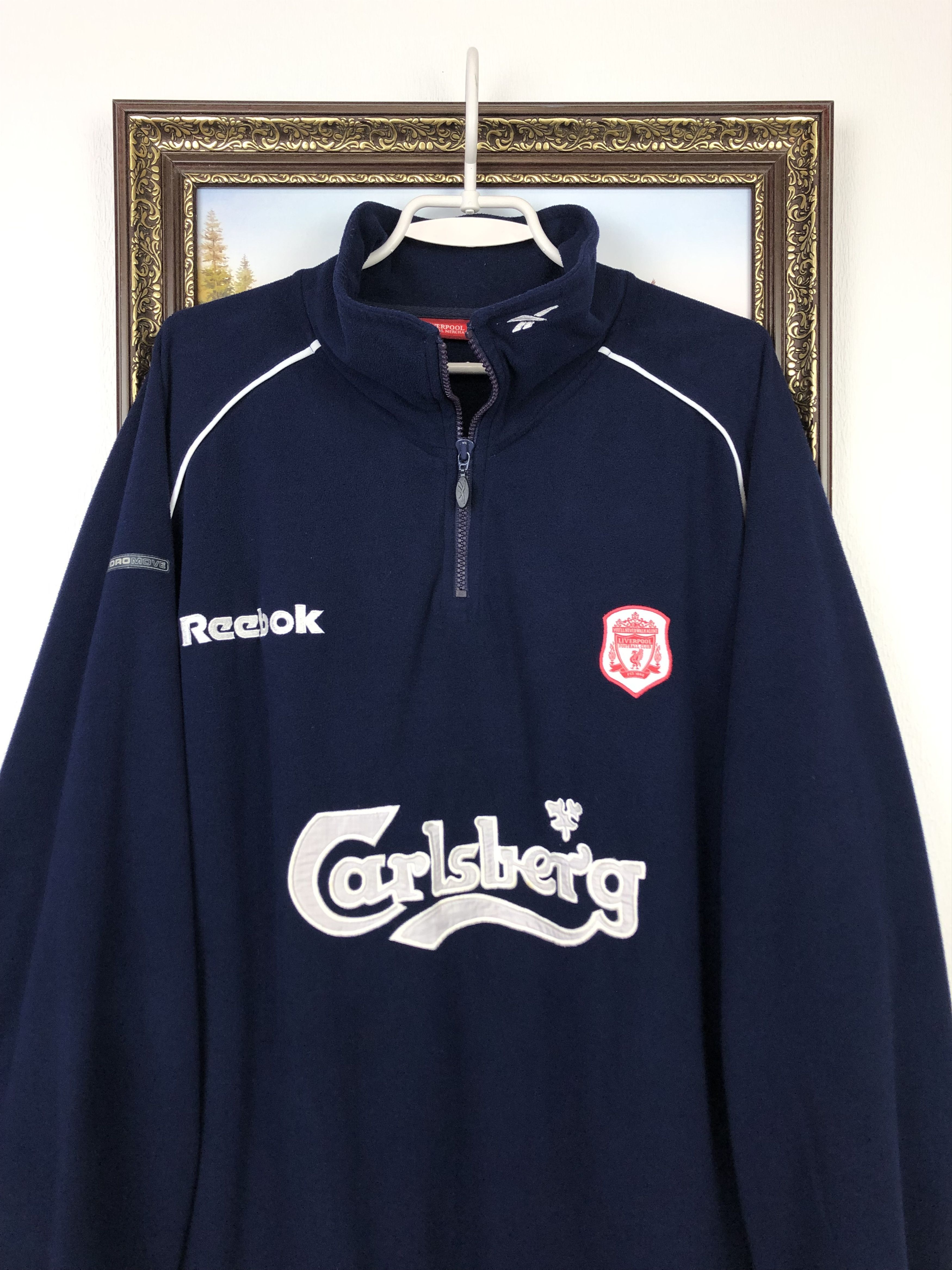 Reebok Vintage Reebok Liverpool Football Fleece Track Sweatshirt Size US XL / EU 56 / 4 - 2 Thumbnail