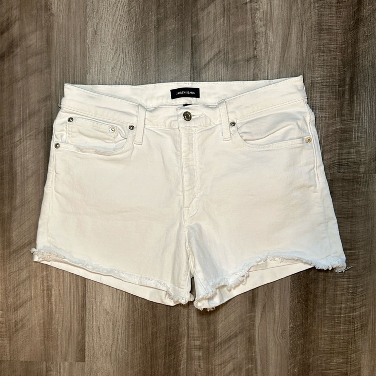J.Crew J. Crew Jeans Classic Cut Off Cuffed Jean Shorts - 29 Size 29" - 1 Thumbnail