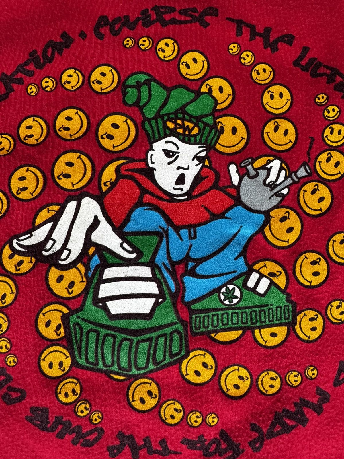 Walter Van Beirendonck Early 90‘s Eclipse Smilie Rave Shirt Size US XL / EU 56 / 4 - 7 Thumbnail