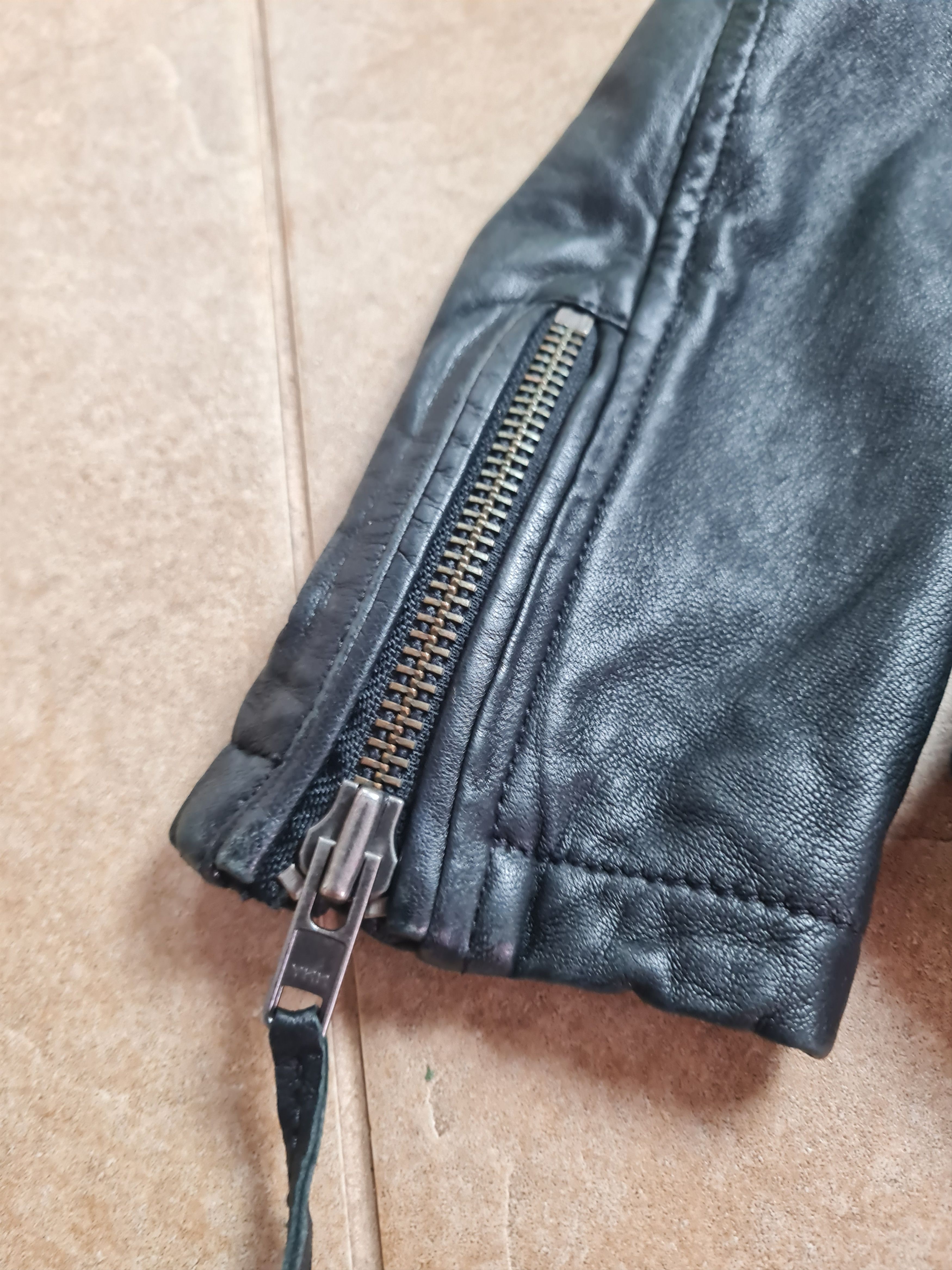 Allsaints VINTAGE ALL SAINTS STANTON LEATHER JACKET BLACK SIZE 6 Size M / US 6-8 / IT 42-44 - 11 Thumbnail