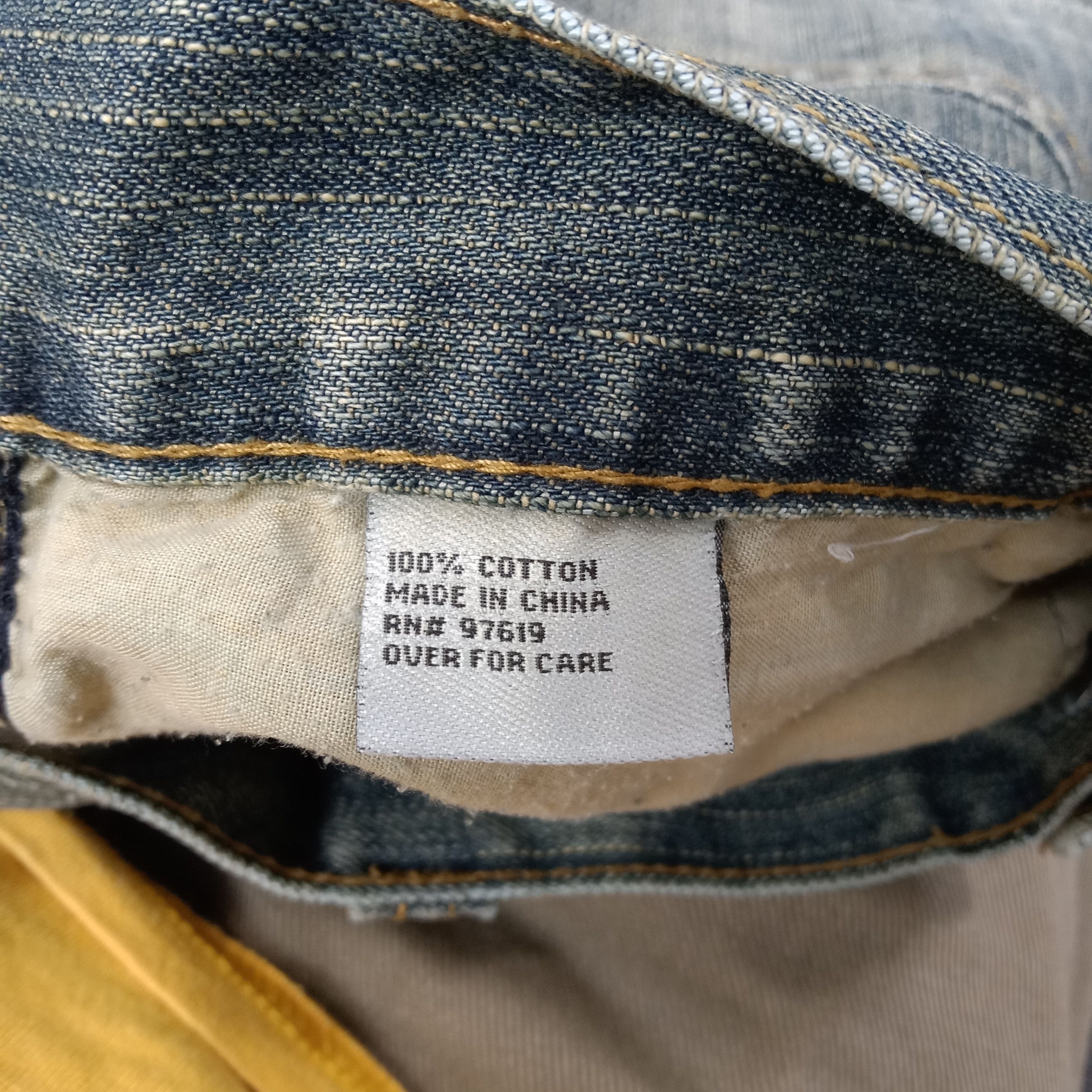 FUSAI F.U.S.A.I Focus USA Bikers Knee Denim Jeans C258N25 Size US 32 / EU 48 - 18 Thumbnail