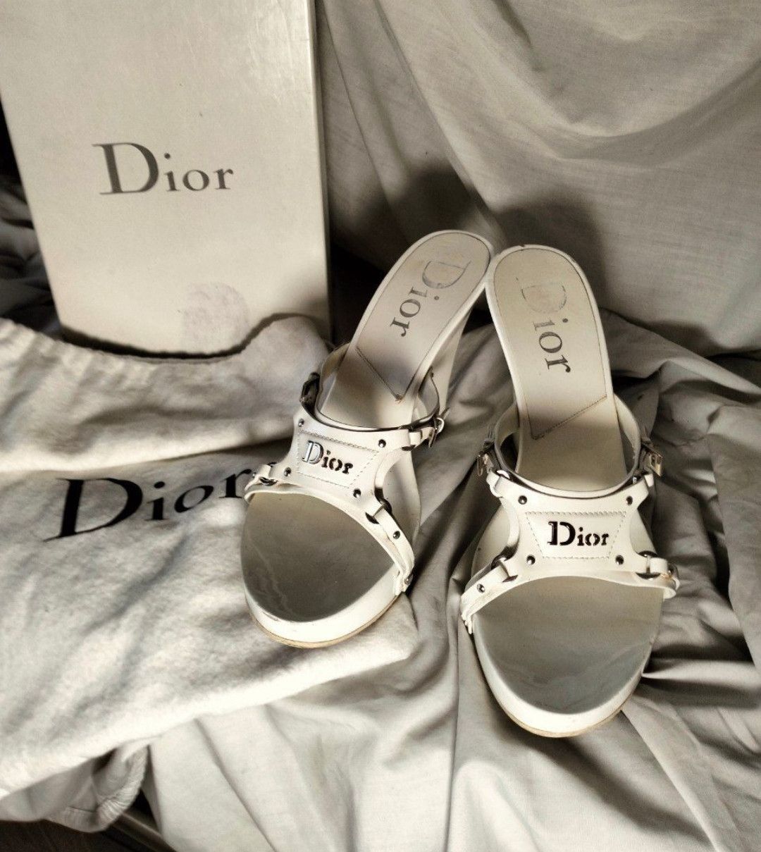 Dior DIOR GALLIANO 2003 Bondage Vintage Heels Mules Size US 10 / IT 40 - 1 Thumbnail