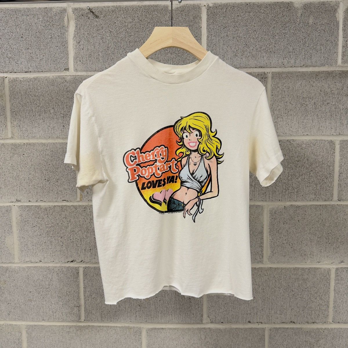 Vintage 80s Thrashed Faded Cherry Poptart Shirt ERD Grunge Pornstar Size US S / EU 44-46 / 1 - 1 Thumbnail