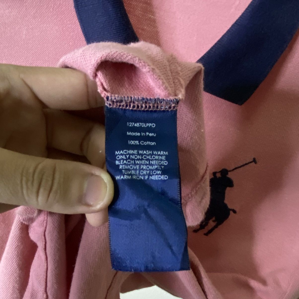 Polo Ralph Lauren × Vintage Vintage Ralph Lauren Big Pony Women Polo T Shirt Size M / US 6-8 / IT 42-44 - 5 Thumbnail