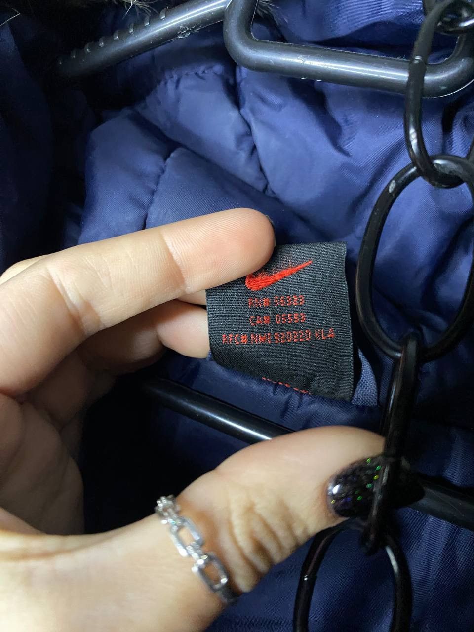 Nike Nike Vintage 90s Small Logo Blue Down Jacket Winter Parkas Size US L / EU 52-54 / 3 - 18 Thumbnail