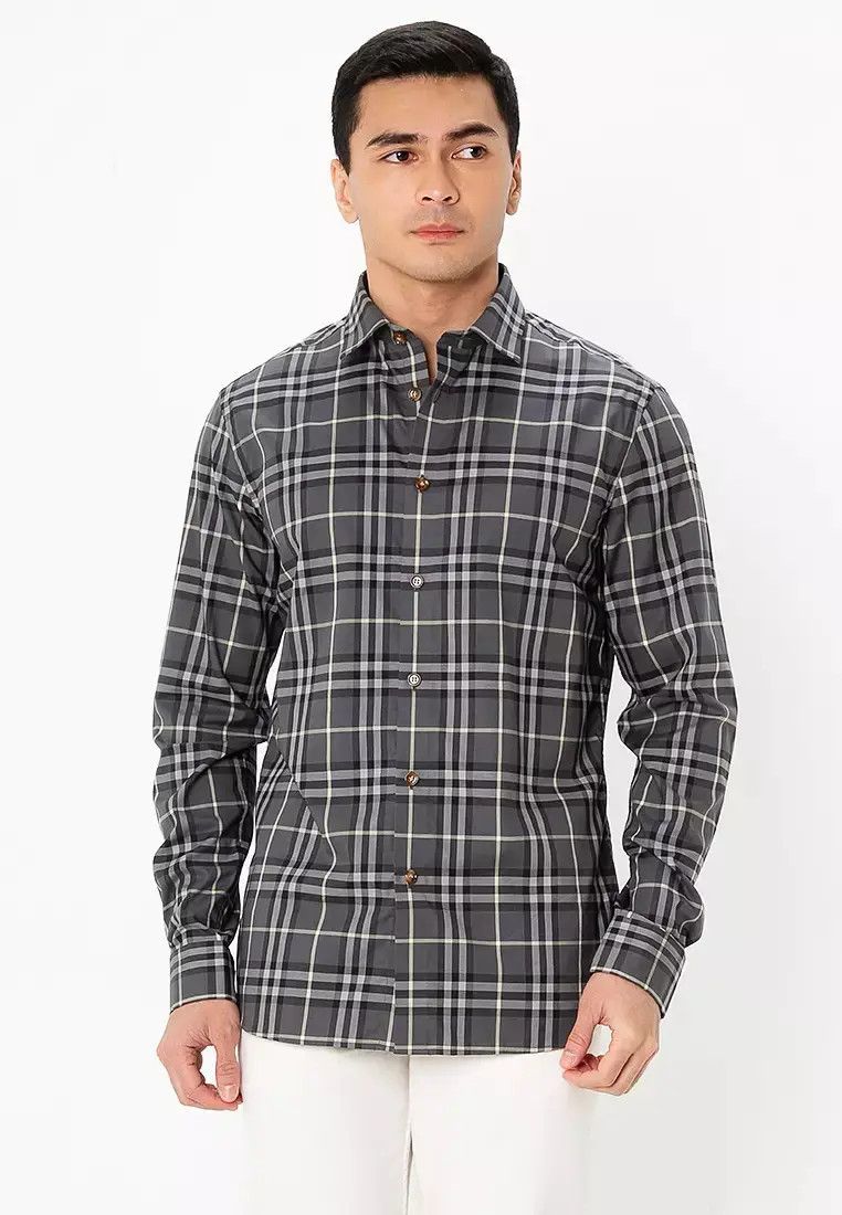 Burberry Burberry Grey Nova Shirts Size US M / EU 48-50 / 2 - 4 Thumbnail