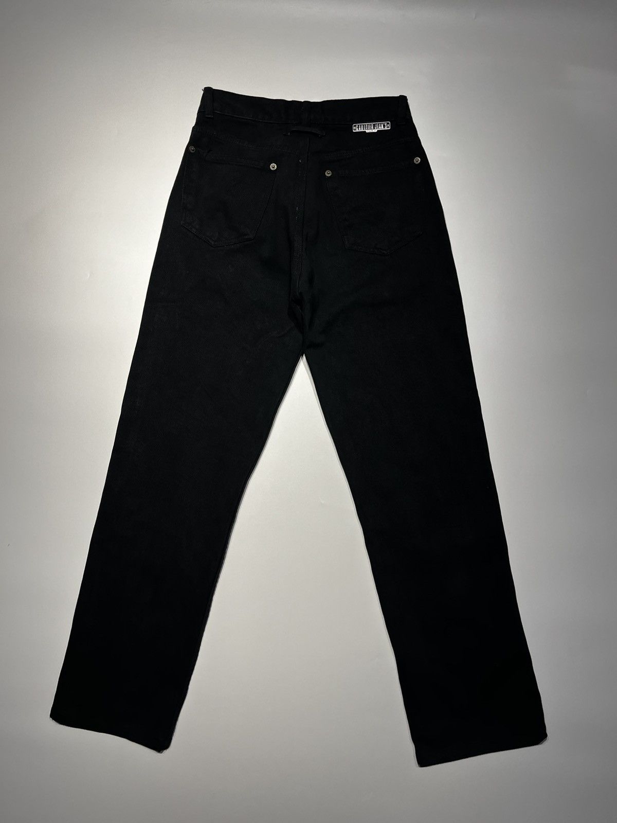 Jean Paul Gaultier 90s Jean Paul Gaultier Jean’s Black Denim Jeans Size US 29 - 2 Thumbnail