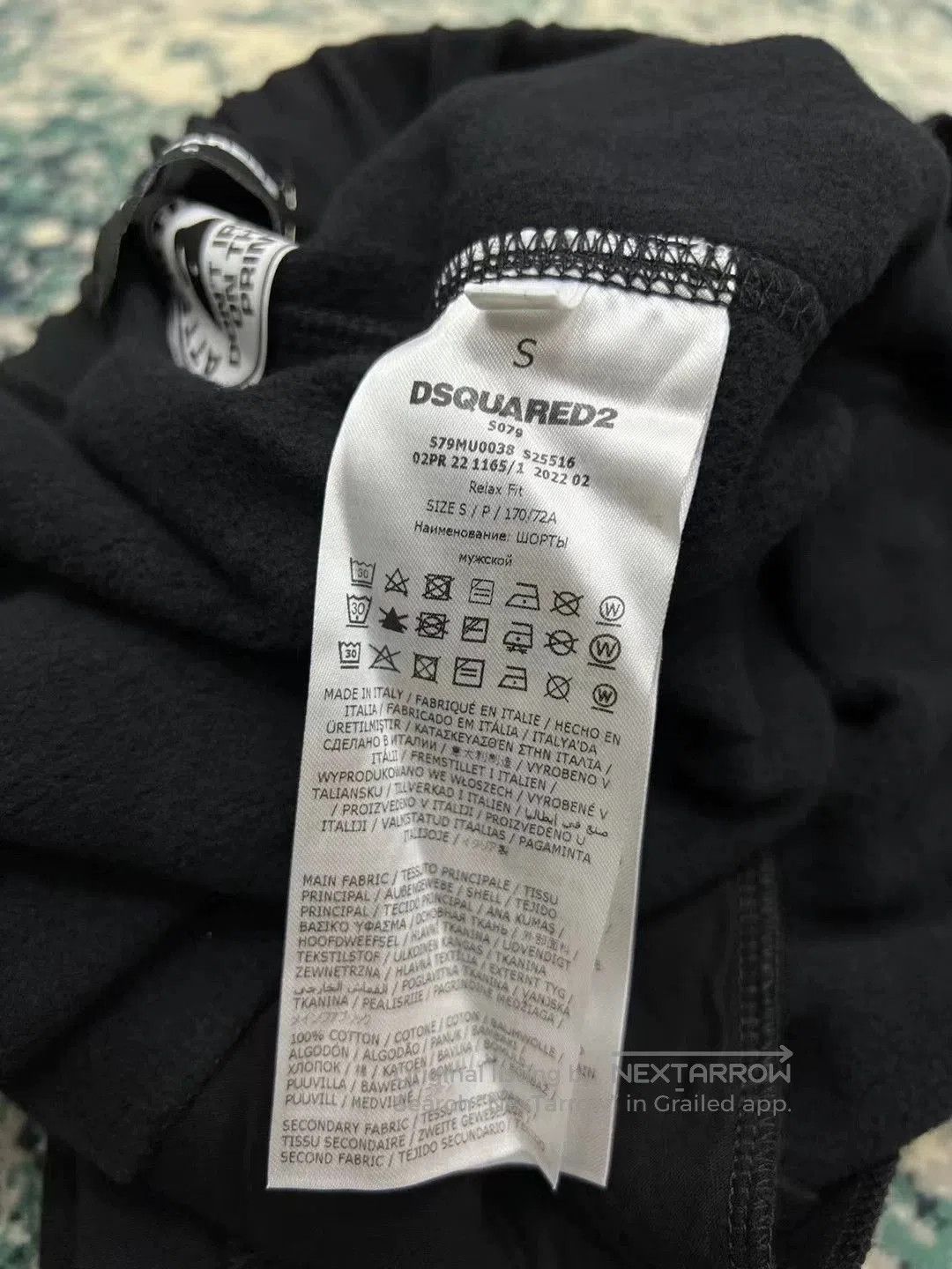 Dsquared2 Black Icon Graphic Print Shorts. Size US 30 / EU 46 - 5 Thumbnail