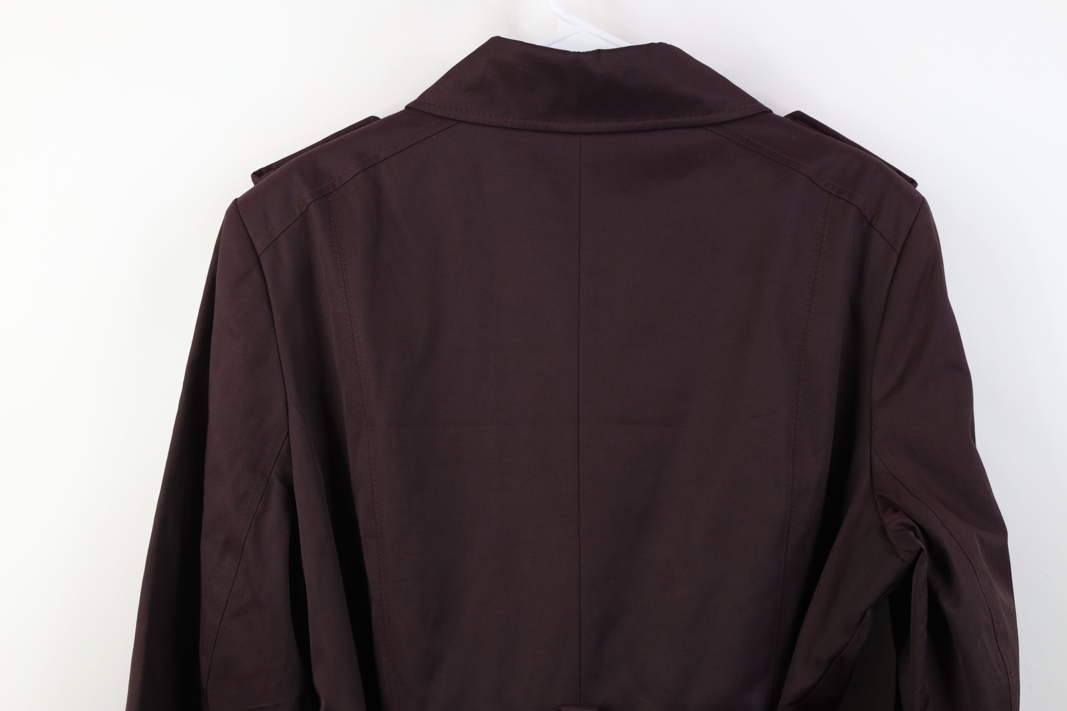 Polo Ralph Lauren Vintage Ralph Lauren Belted Trench Coat Rain Jacket Purple Size XXL / US 16-18 / IT 52-54 - 15 Thumbnail