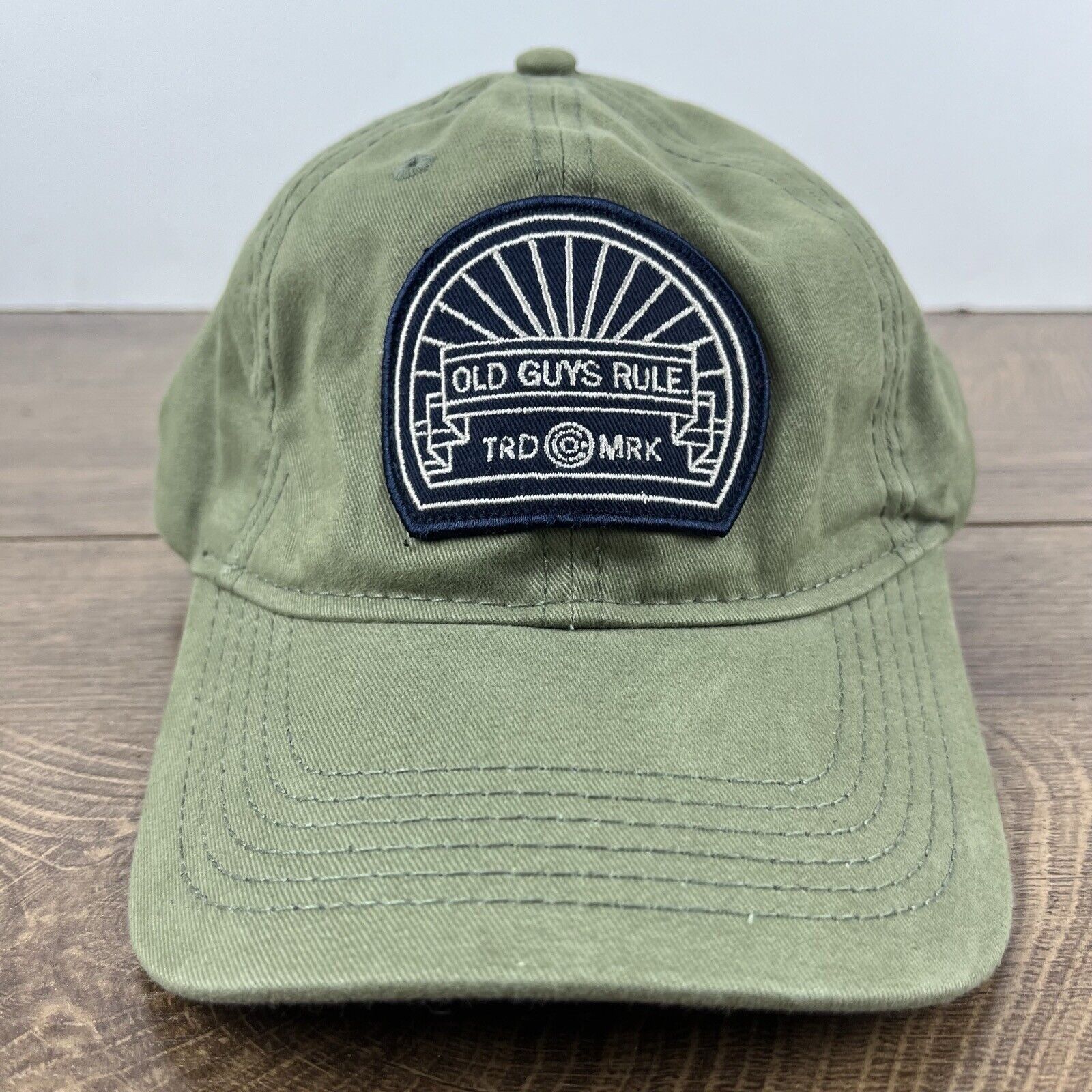Other Old Guys Rule Hat Old Guys Hat Green Hat Adjustable Hat Gree Size ONE SIZE - 2 Thumbnail