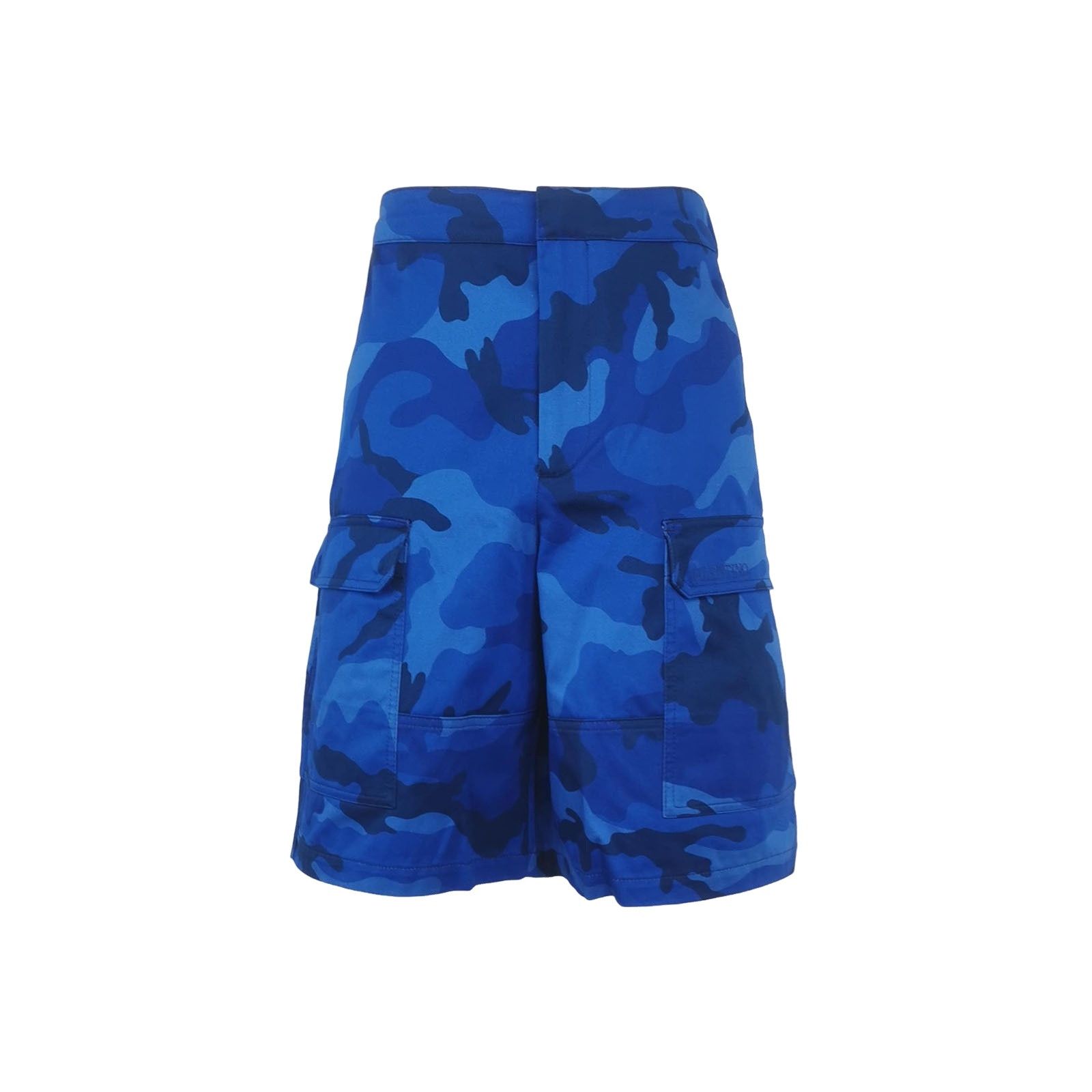 Valentino Valentino Blue Camo Cargo Shorts 48 Size US 32 / EU 48 - 1 Thumbnail