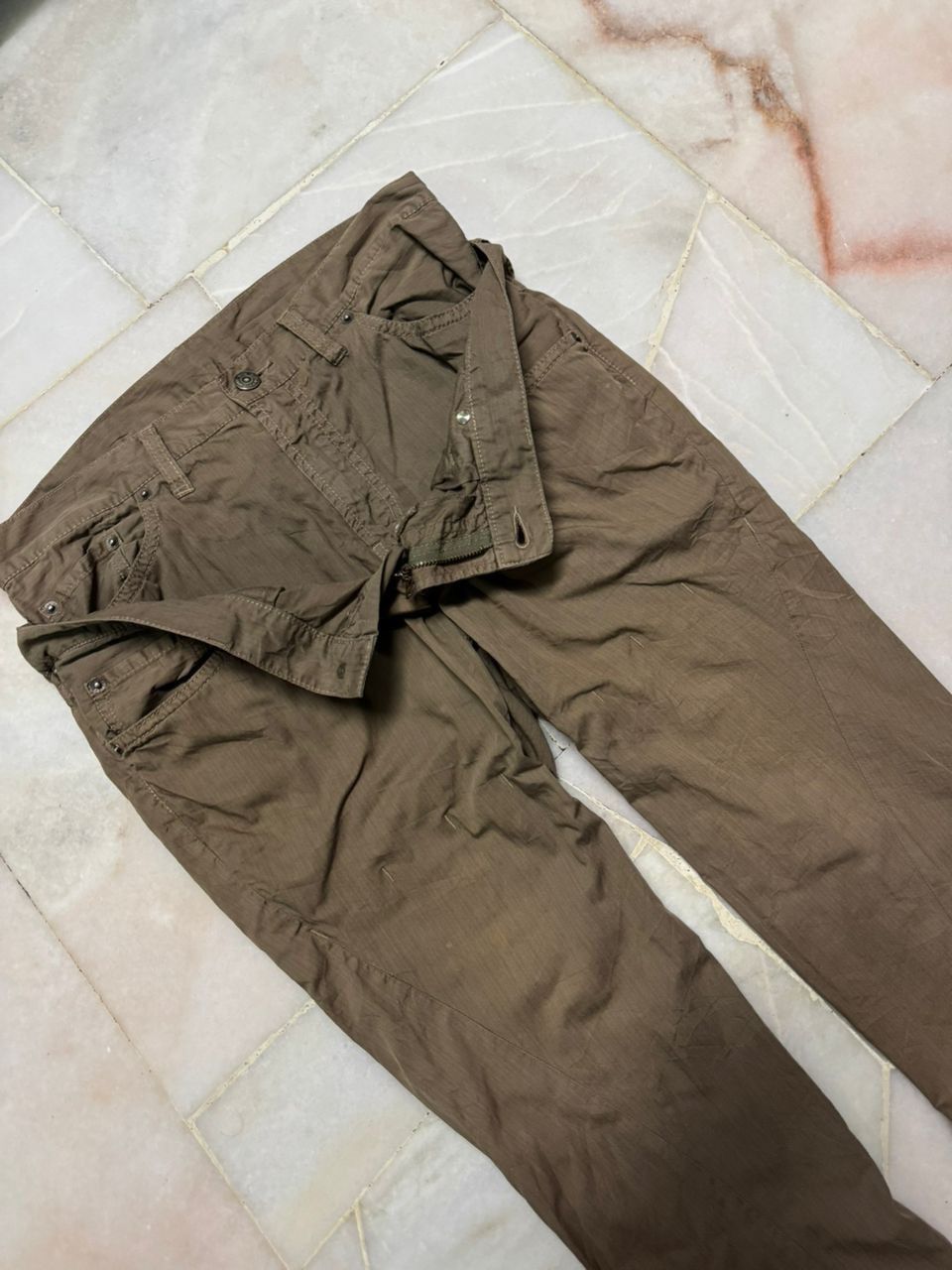 PPFM 💥Double Waist💥Vintage Ppfm Double Waist Spiral Leg Zipper Size US 29 - 23 Thumbnail