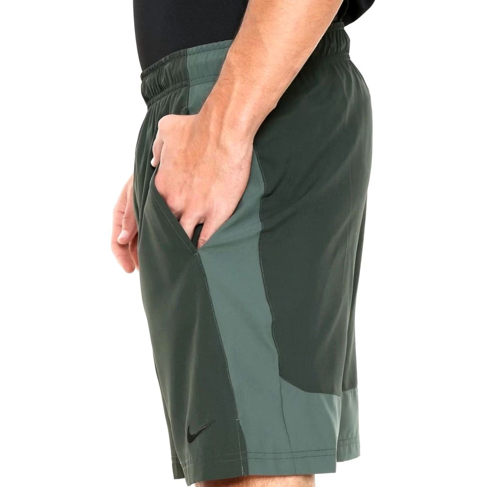 Nike Nike Dri Fit Woven Shorts Football/Soccer Gym Training 2XL Mens Forest Green Black 833271 Size US 39 - 4 Thumbnail