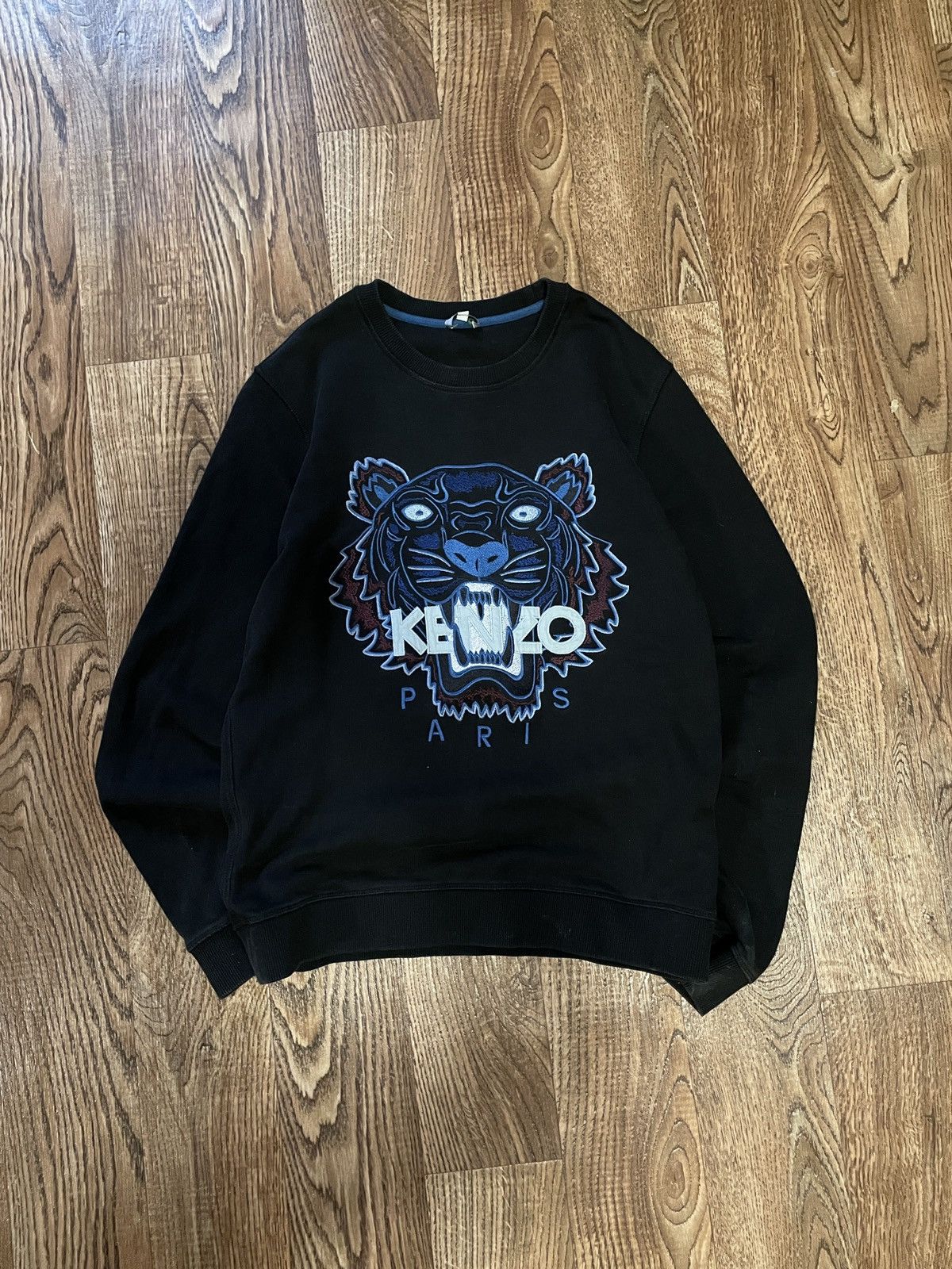 Kenzo Kenzo Sweatshirt Black Crew Neck Men’s UK M Size US M / EU 48-50 / 2 - 1 Thumbnail