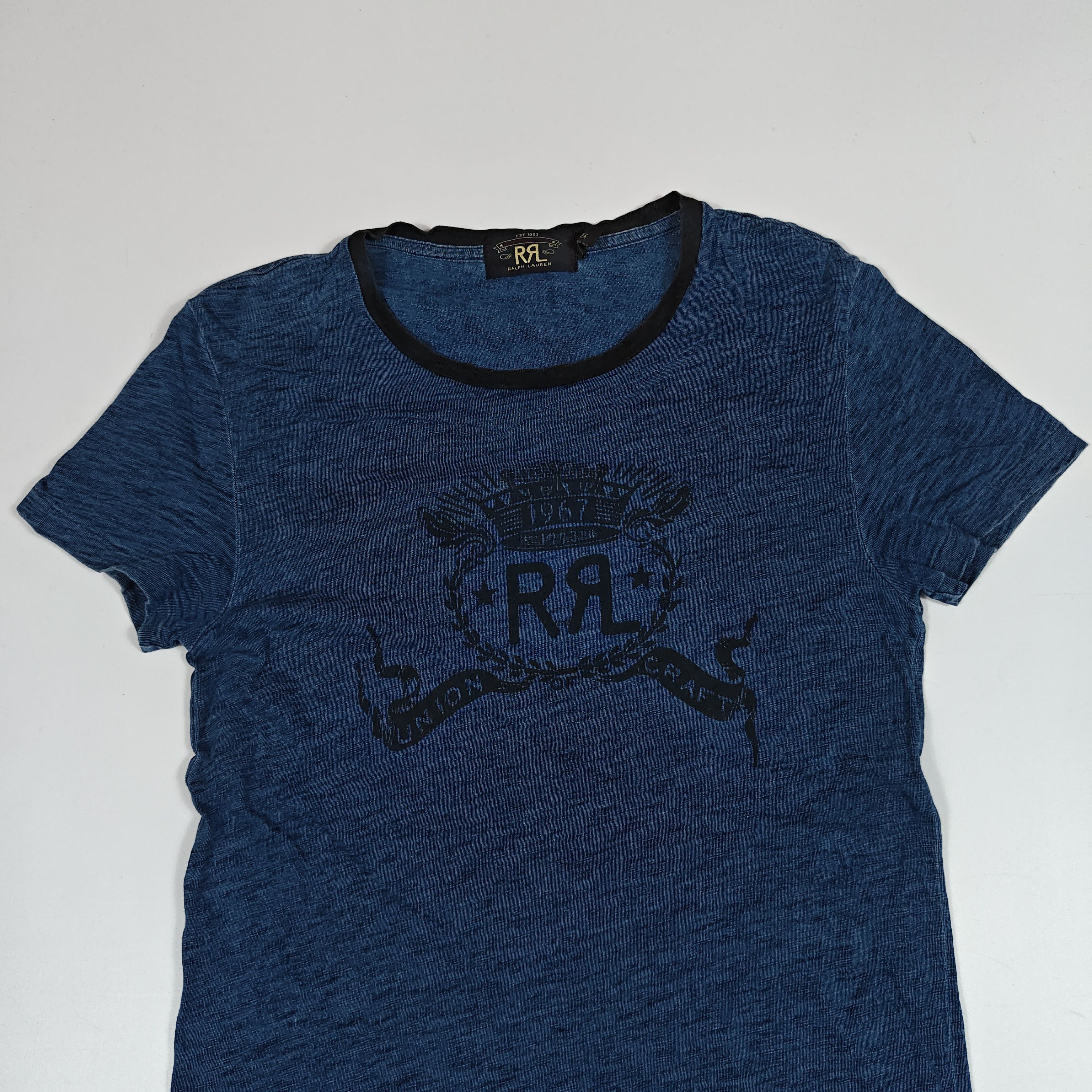 RRL Ralph Lauren RRL Double RL Union of Craft Indigo Graphic #F Size S / US 4 / IT 40 - 3 Thumbnail