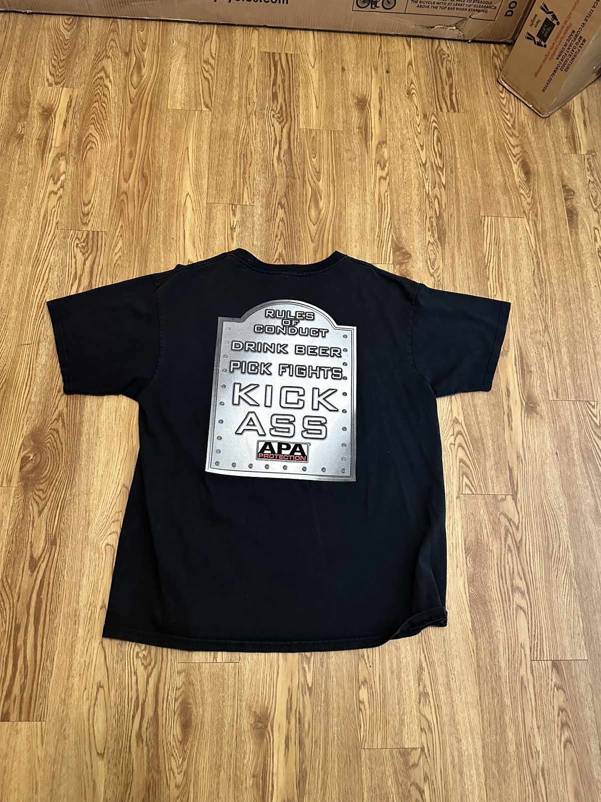 Vintage Vintage WWF APA Proctection “Always Pounding Ass” Shirt | Grailed