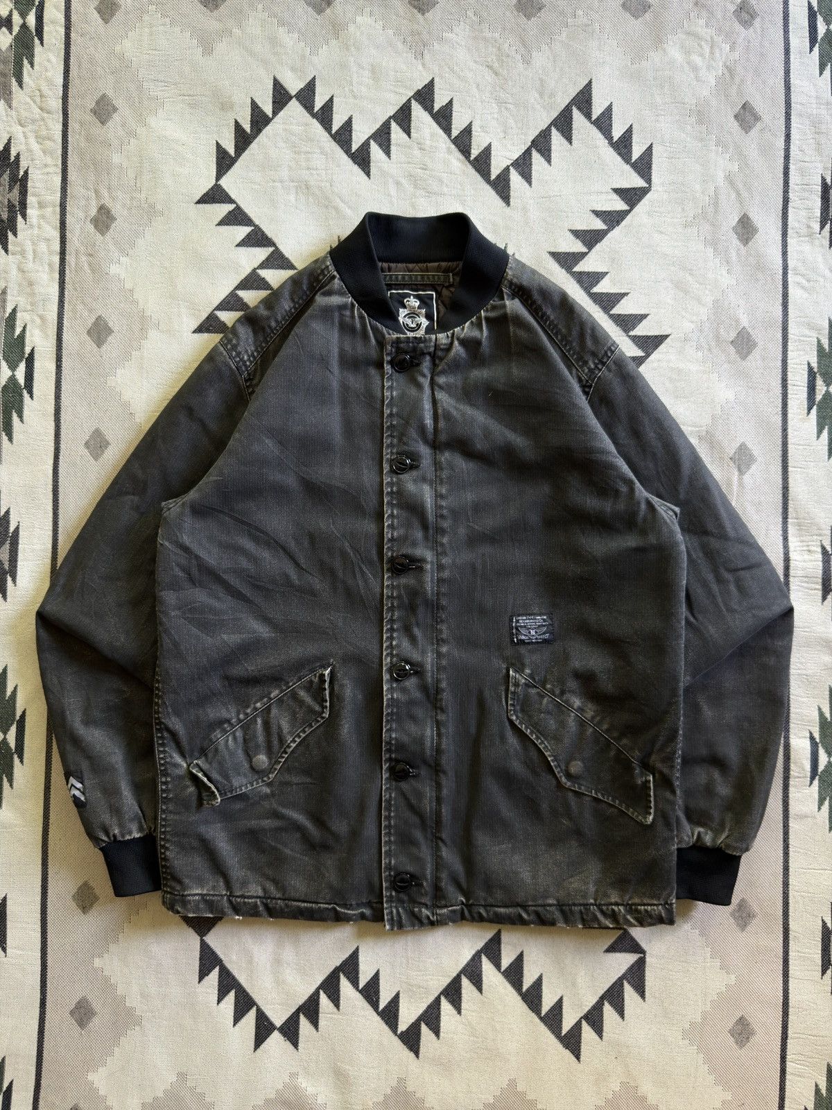 Neighborhood Vintage 2000s Neighborhood USN Deck Jacket Size US L / EU 52-54 / 3 - 1 Thumbnail