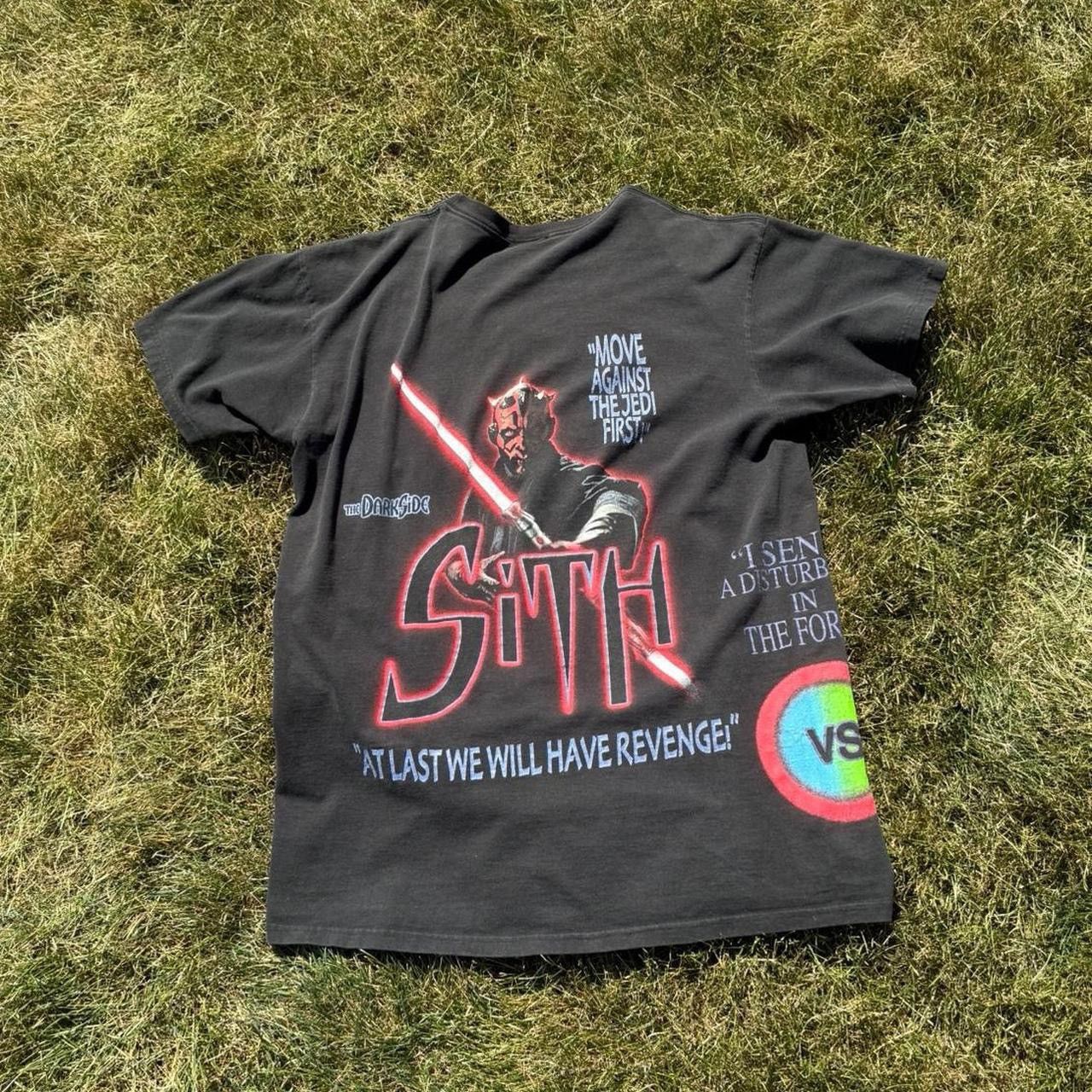 Star Wars Rare Vintage 1999 Star Wars Episode 1 Jedi Sith Grail Tee Size US XL / EU 56 / 4 - 2 Thumbnail