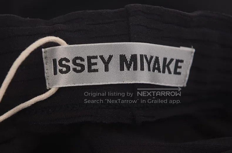 Issey Miyake Issey Miyake size:L Pleated Polyester & Nylon Casual Pants Size 31" - 3 Thumbnail
