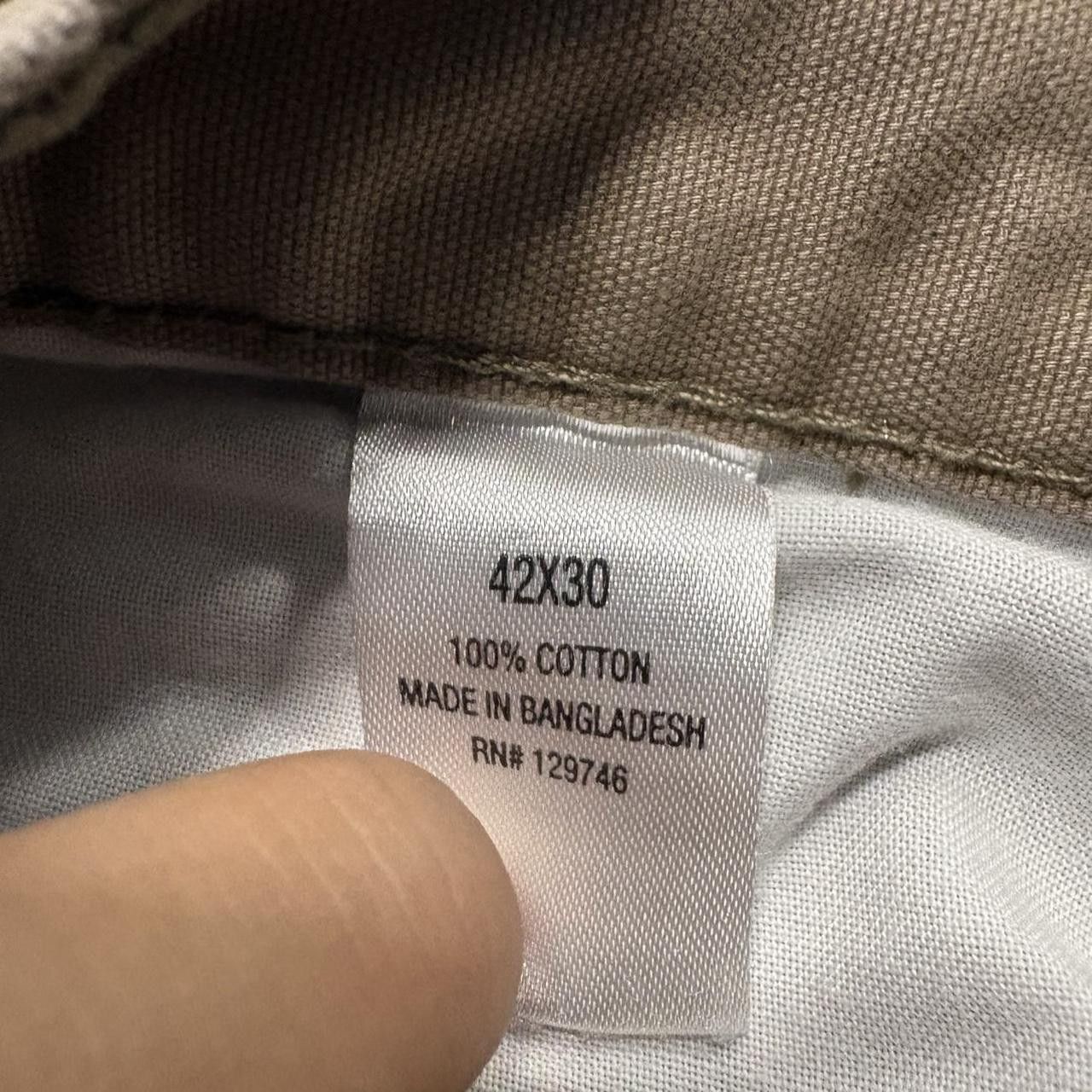 Vintage Crazy Vintage Y2K/2000s Baggy Skater Style Khaki Brown Pants! Size US 42 / EU 58 - 6 Thumbnail