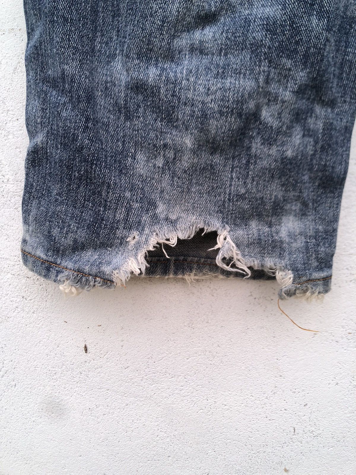 Dickies 🔥Distressed Dickies Denim Panst Size US 33 - 11 Thumbnail