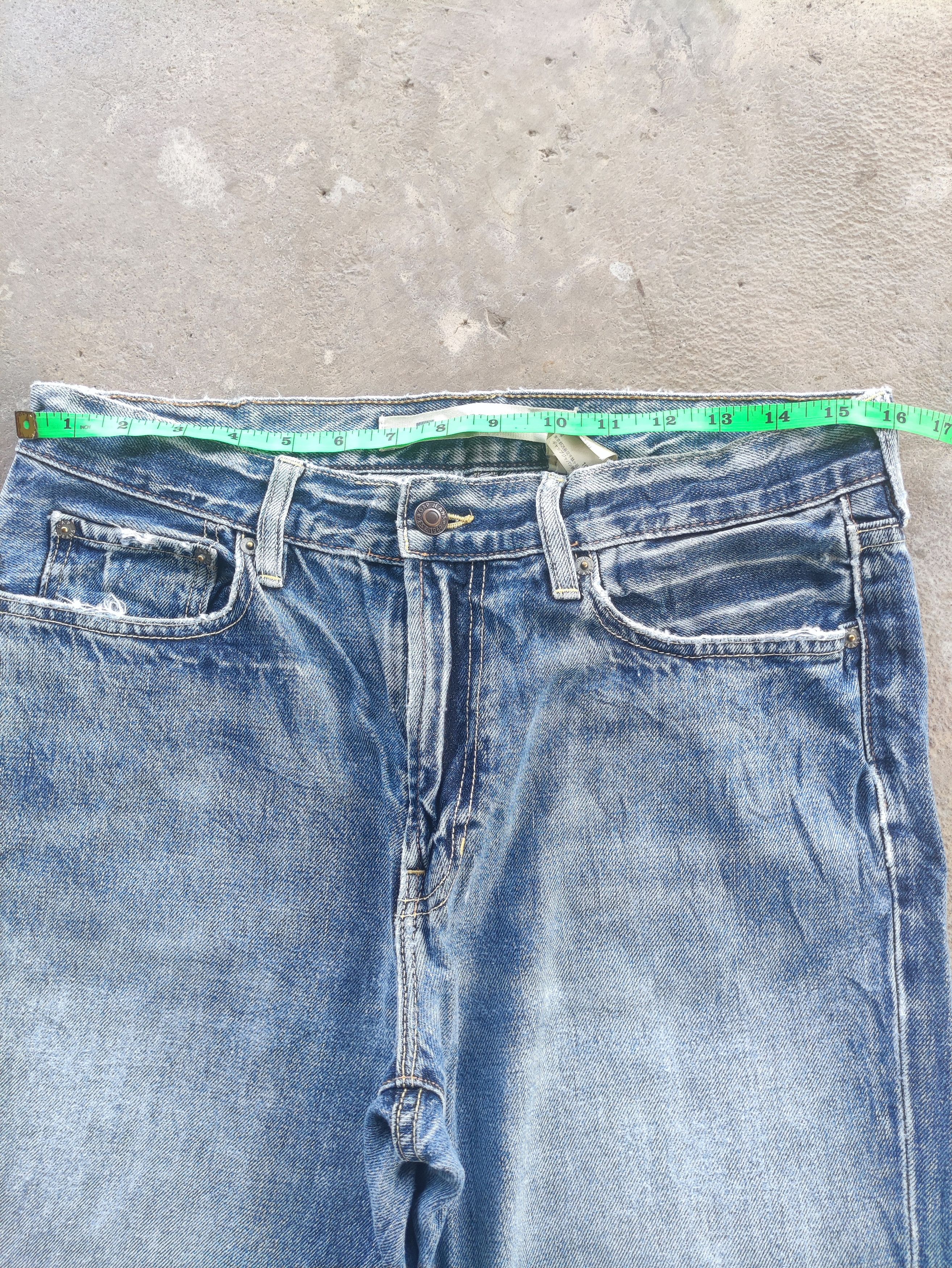 Gap Vintage Gap Brand Micro Flare Denim Distressed Faded Pants Size US 33 - 6 Thumbnail