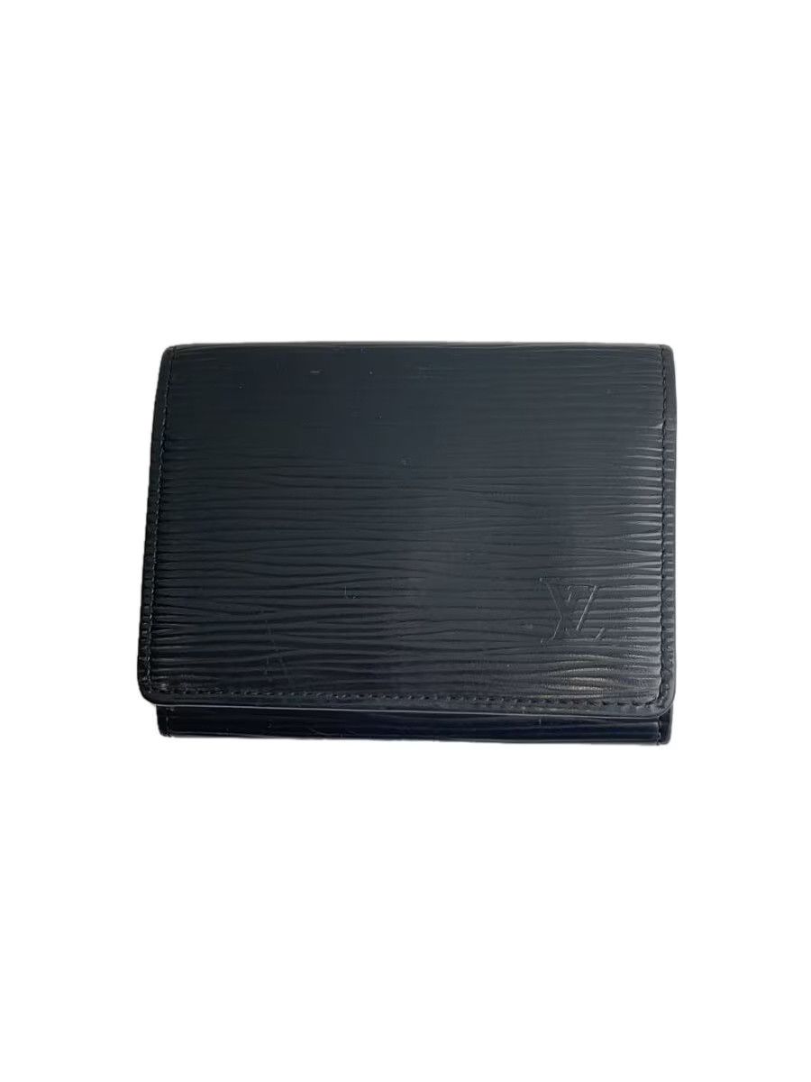 Louis Vuitton Epi Envelope Carte de Visite Black
