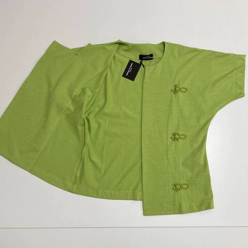 Comme des Garcons Comme Des Garcons Green button-down top Size M / US 6-8 / IT 42-44 - 4 Thumbnail