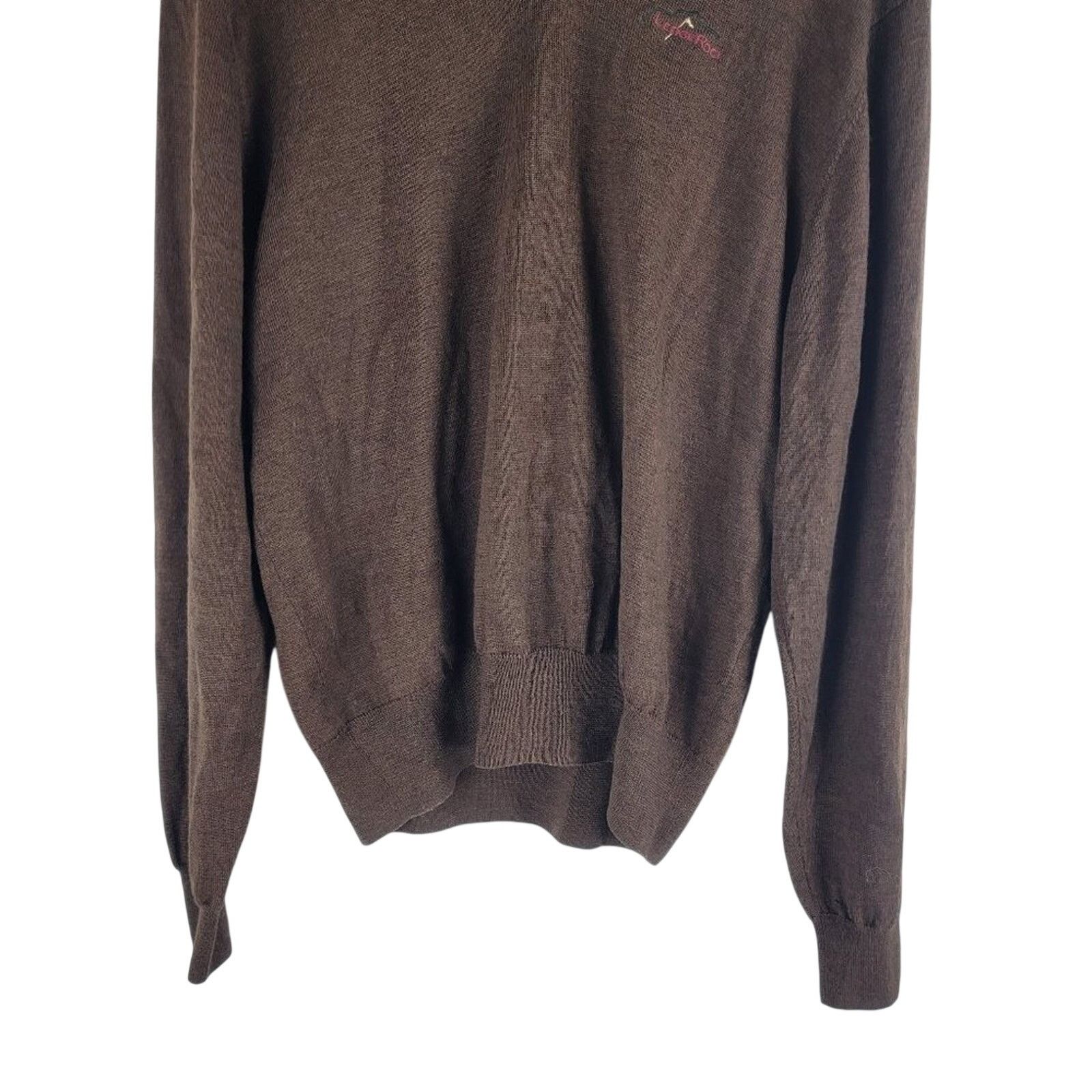 Peter Millar Peter Millar Italian Merino Wool Sweater Long Sleeve Brown Size US XL / EU 56 / 4 - 5 Thumbnail