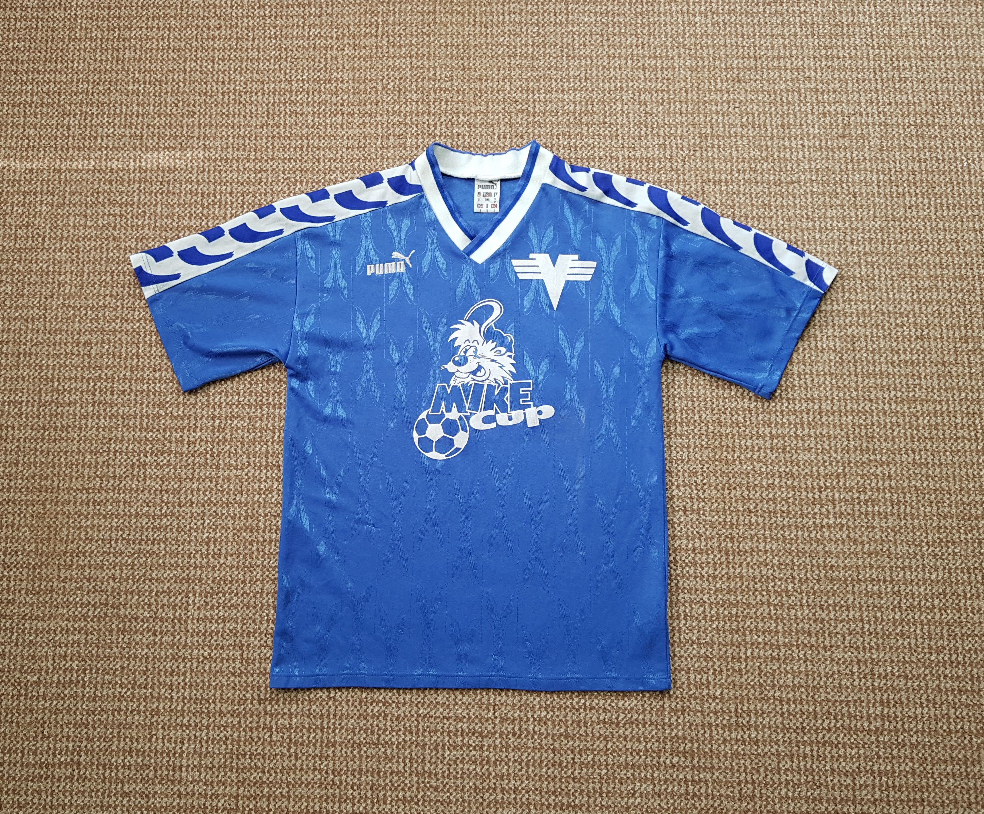 Puma Puma Vintage 90s Mike Cup Soccer Football Jersey sz S Size US S / EU 44-46 / 1 - 1 Thumbnail