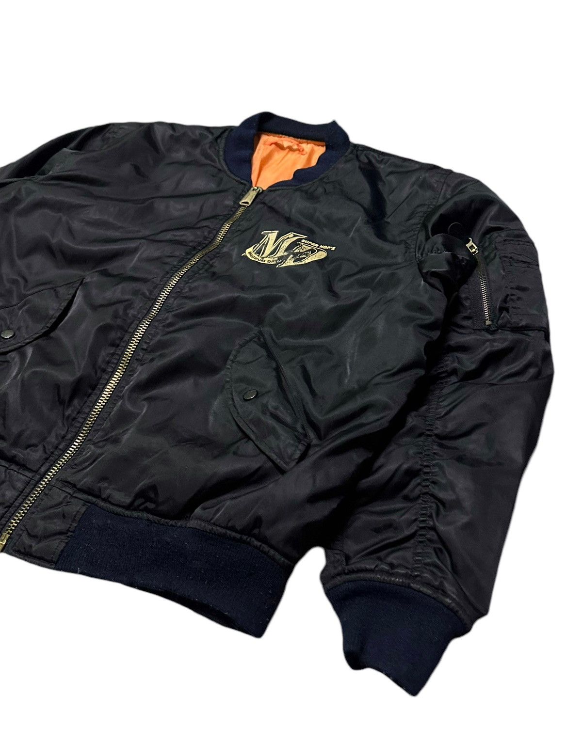 Japanese Brand Super hop magnum dry reversible bomber jacket Size US L / EU 52-54 / 3 - 3 Thumbnail