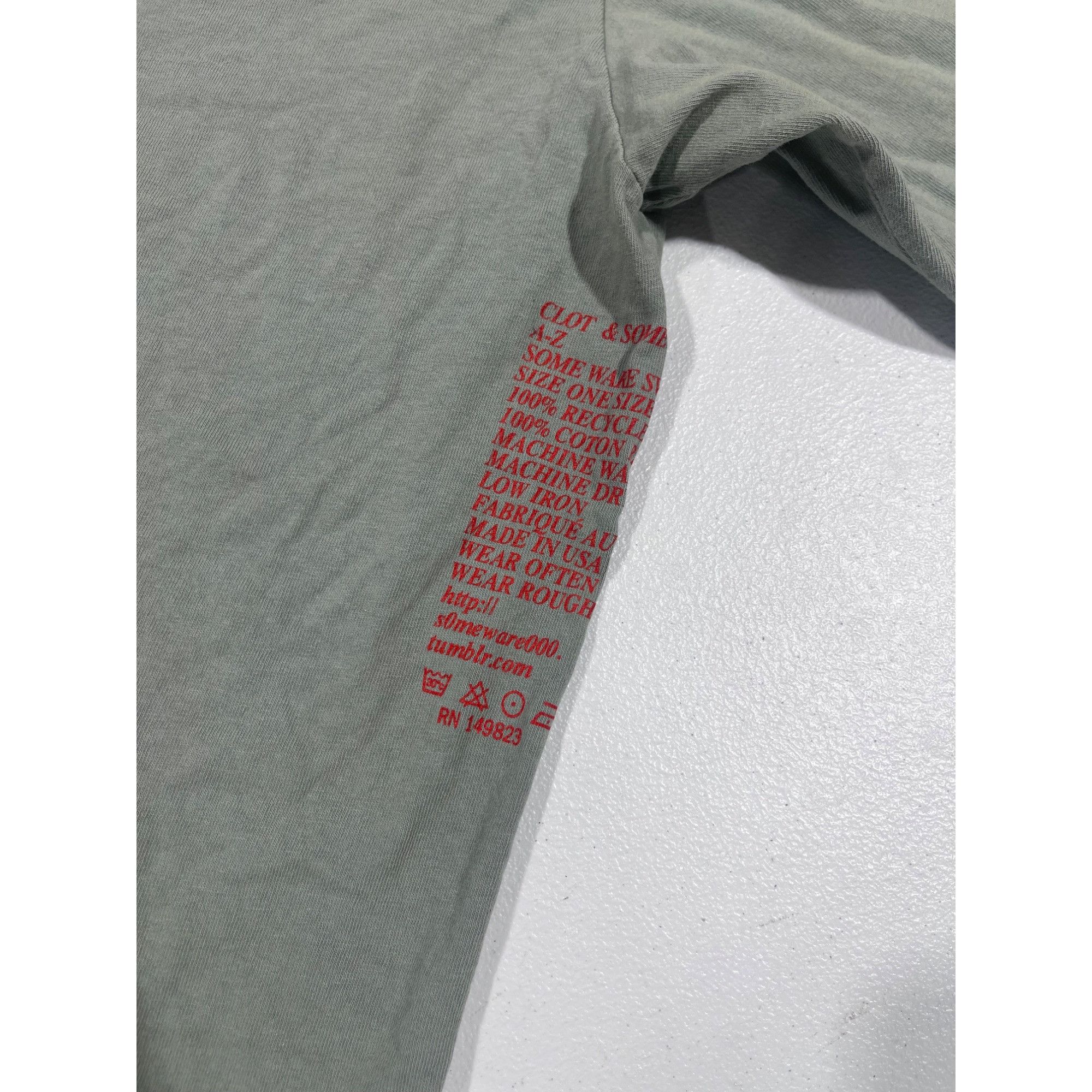 Some Ware NEW CLOT x SOMEWARE RARE COLLAB "D" LS SHIRT SZ ONE SIZE Size US L / EU 52-54 / 3 - 4 Thumbnail